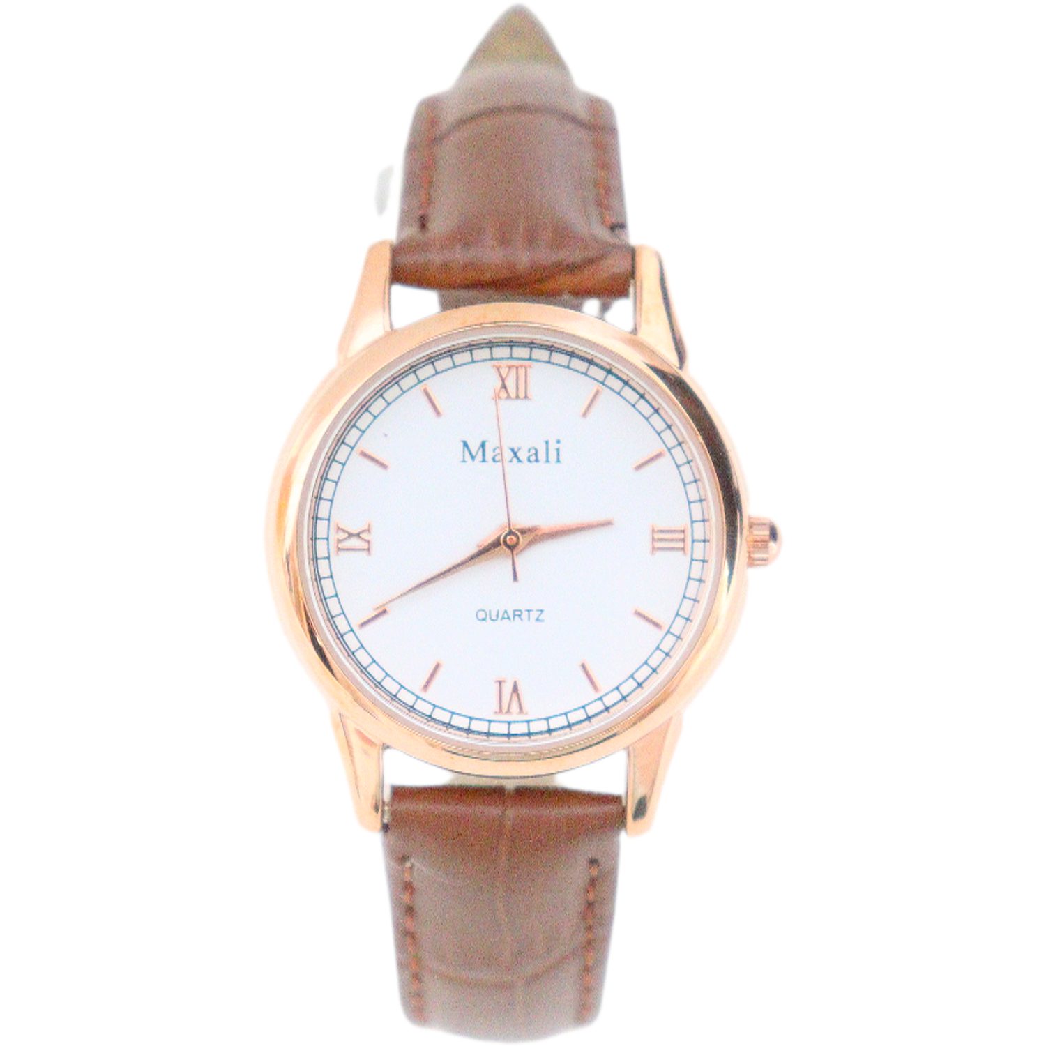 Rötting Design Quarzuhr Damenuhr Quarz Maxali - braunes Lederarmband goldro günstig online kaufen