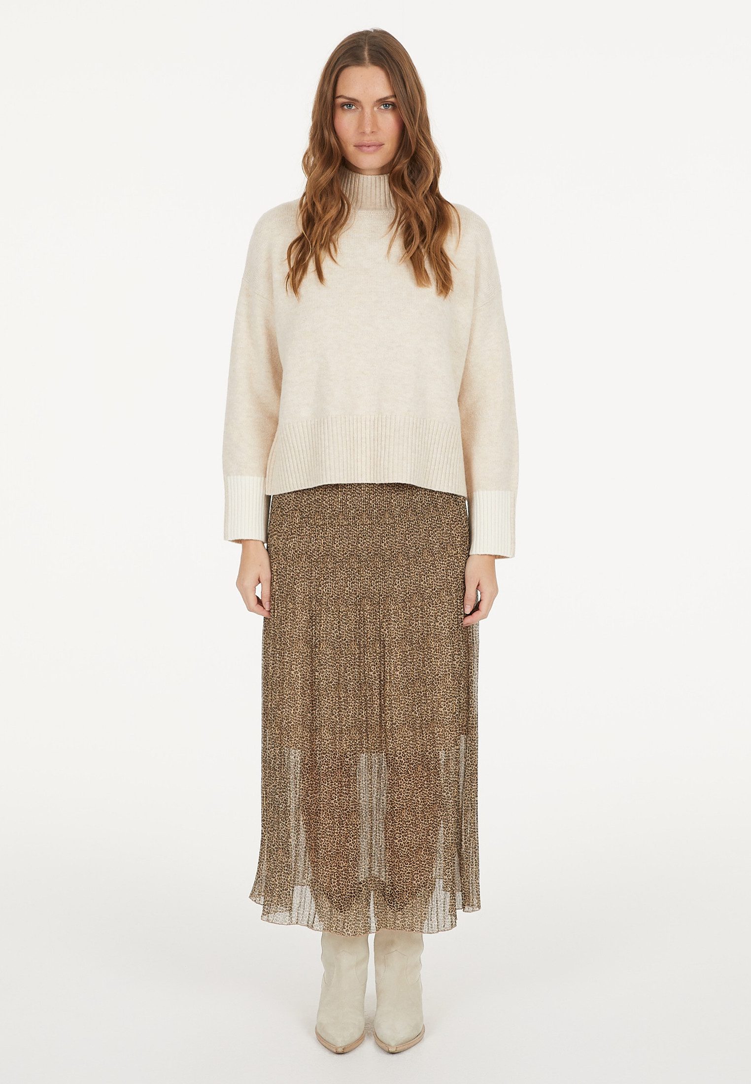 MARC AUREL Stehkragenpullover