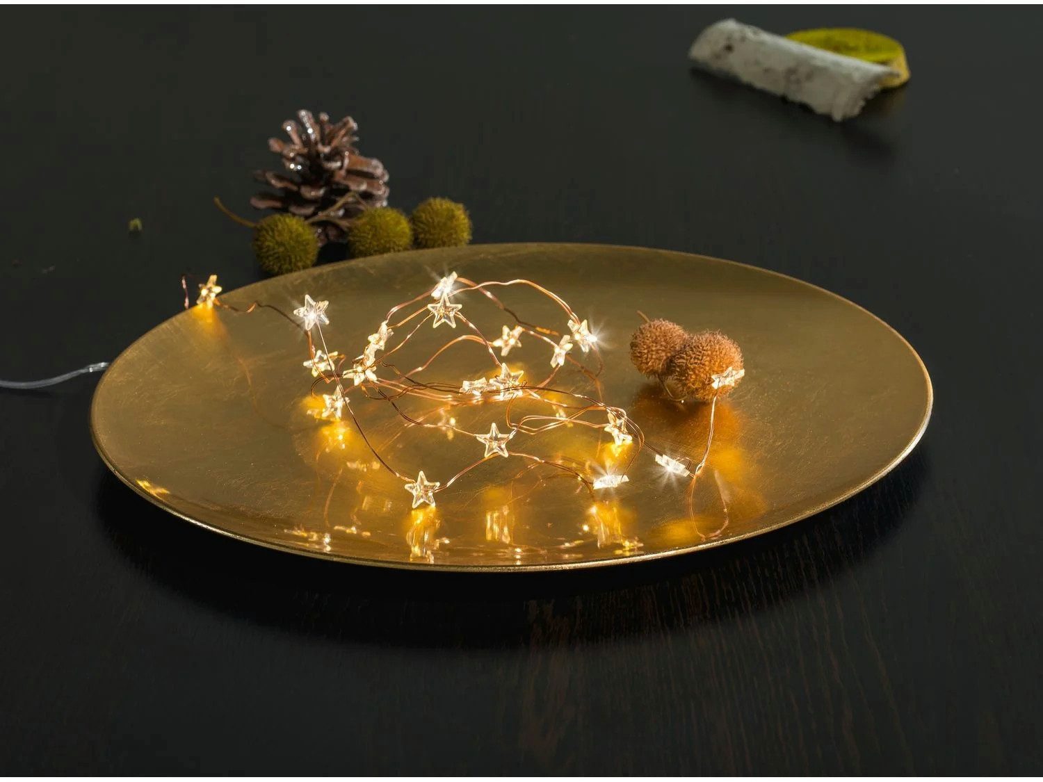 Melinera LED-Lichterkette Melinera LED Lichterkette 20 LED's Weihnachten Dekoration, Energiesparend, sehr flexibel, Innenbereich