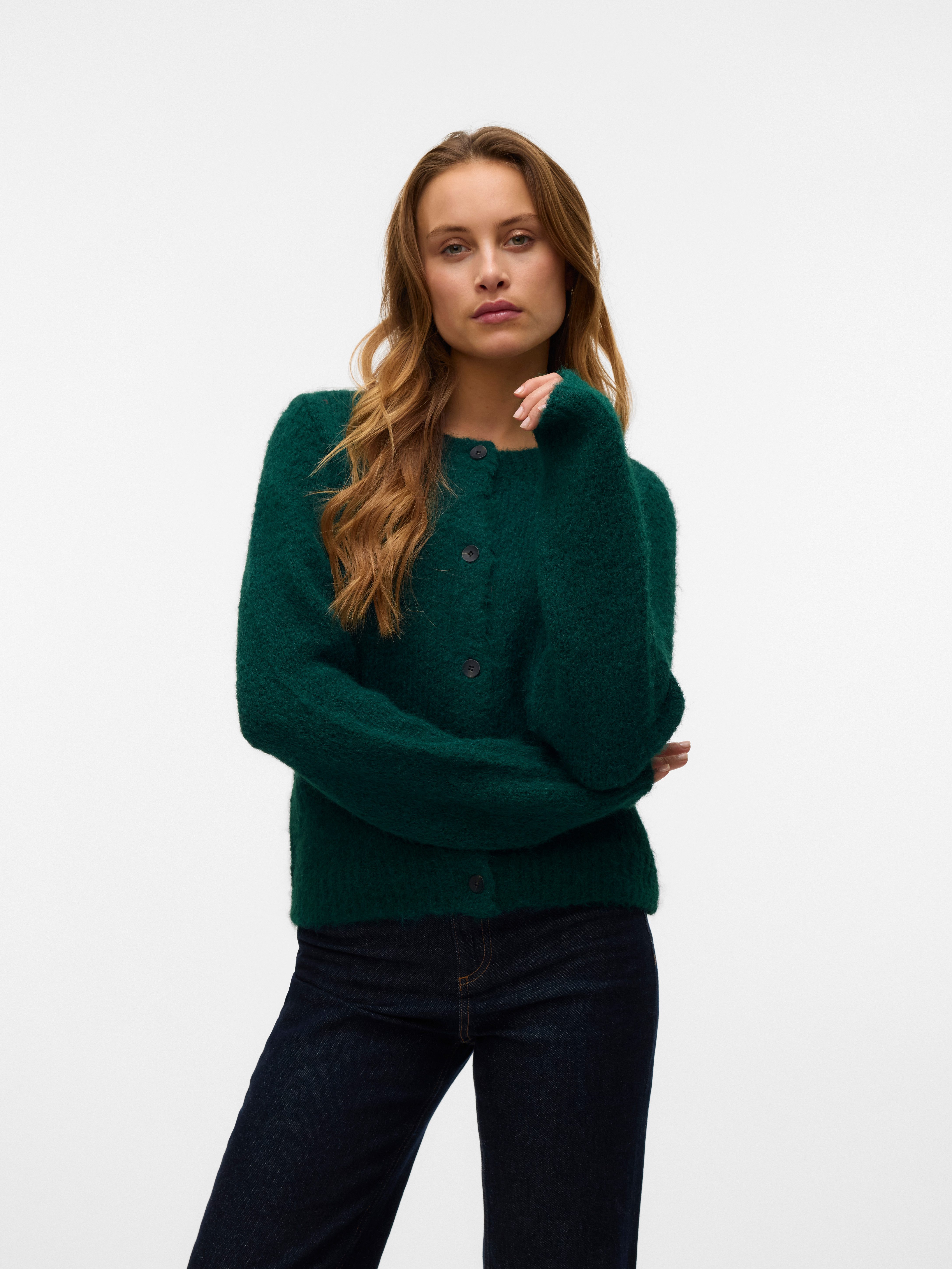 Vero Moda Strickjacke VMNOVAH LS O-NECK günstig online kaufen