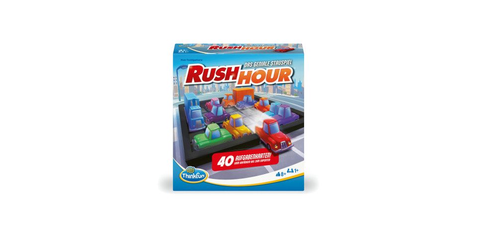 Ravensburger Spiel ThinkFun Rush Hour Rush Hour® - Logikspiel ab 8 Jahre