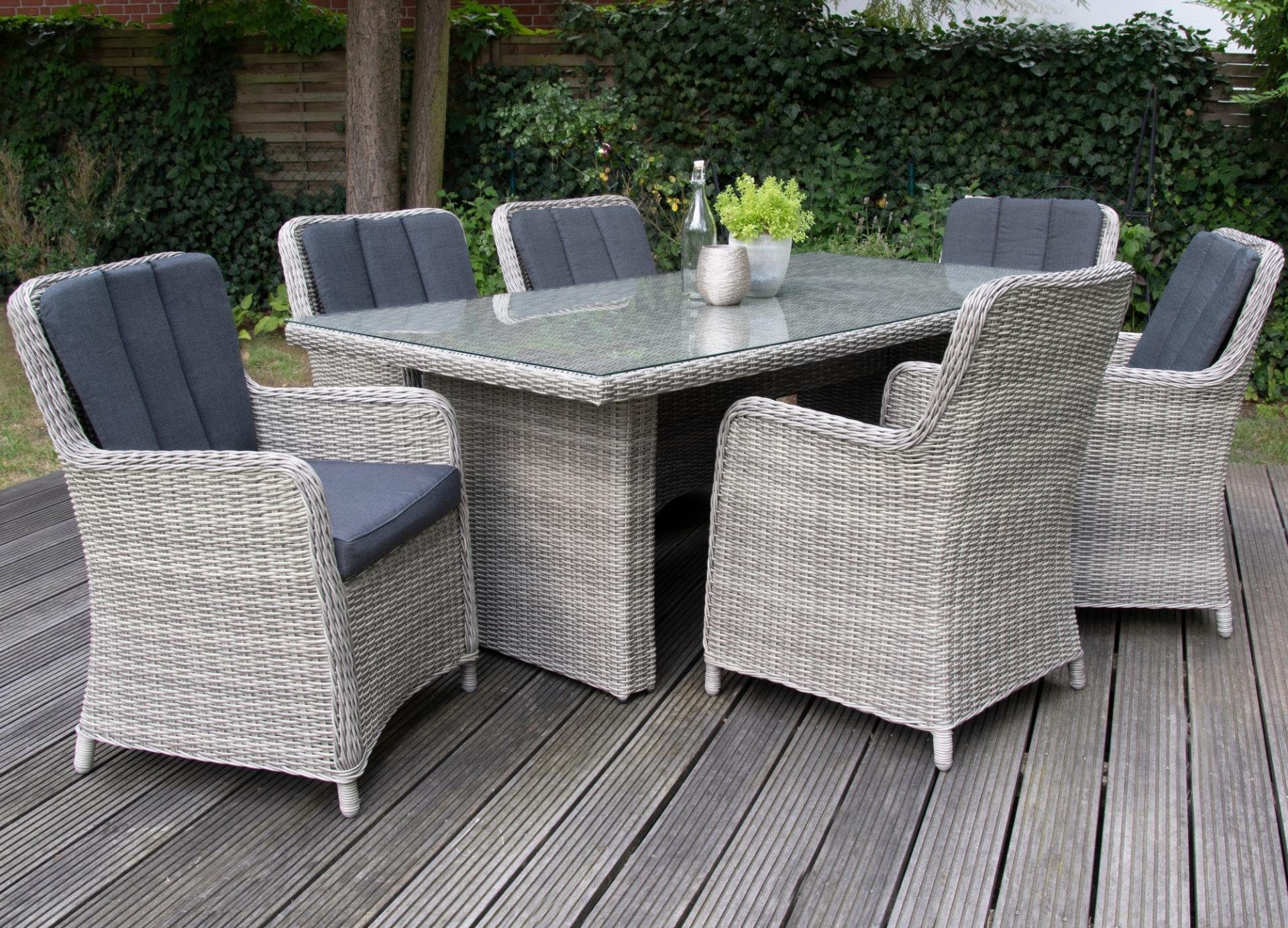 Green Spirit Loungeset »Garten Sitzgruppe Ria, 13tlg., grau, inkl