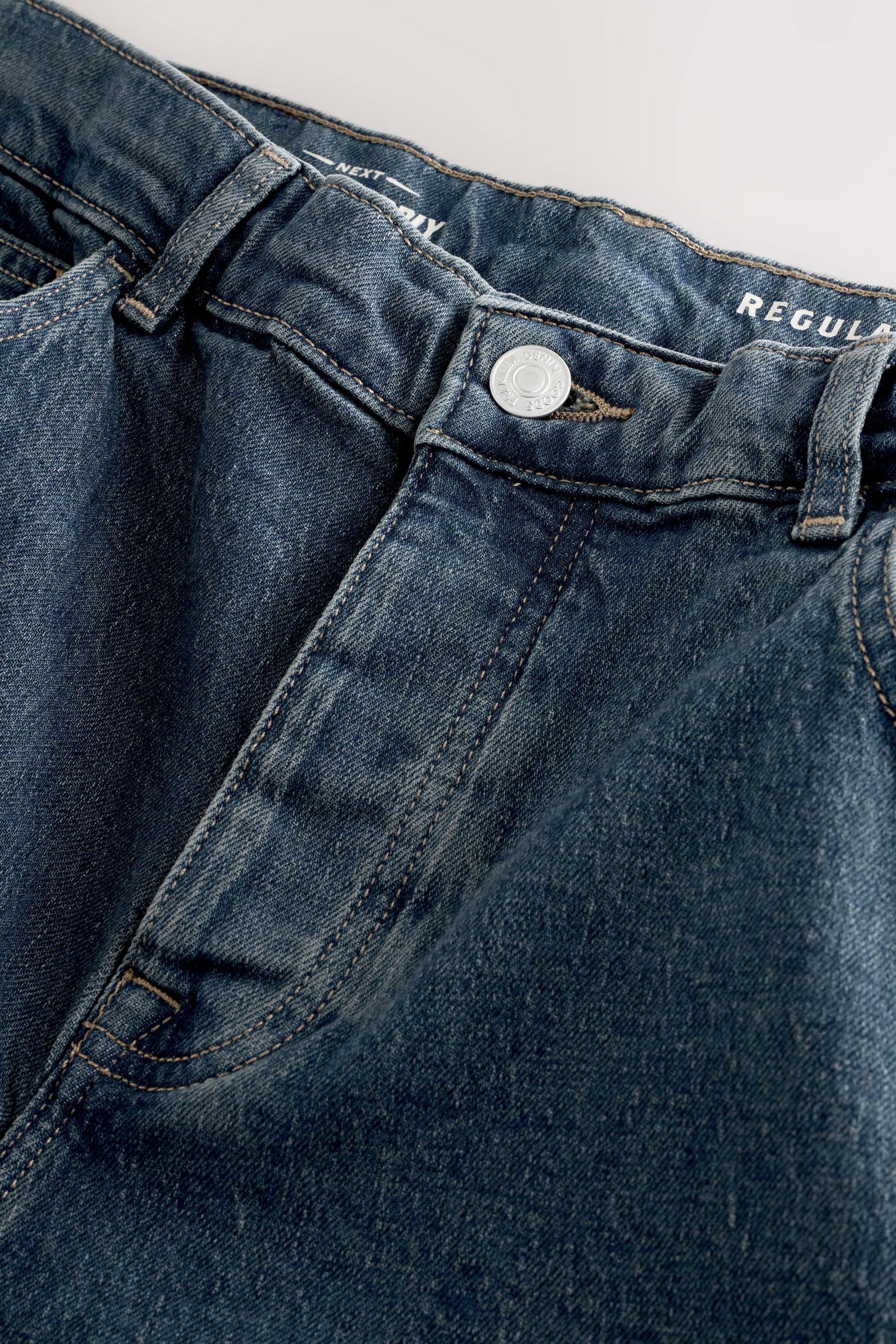 Next Tapered-fit-Jeans Authentic Stretchjeans im Vintage-Look (1-tlg)