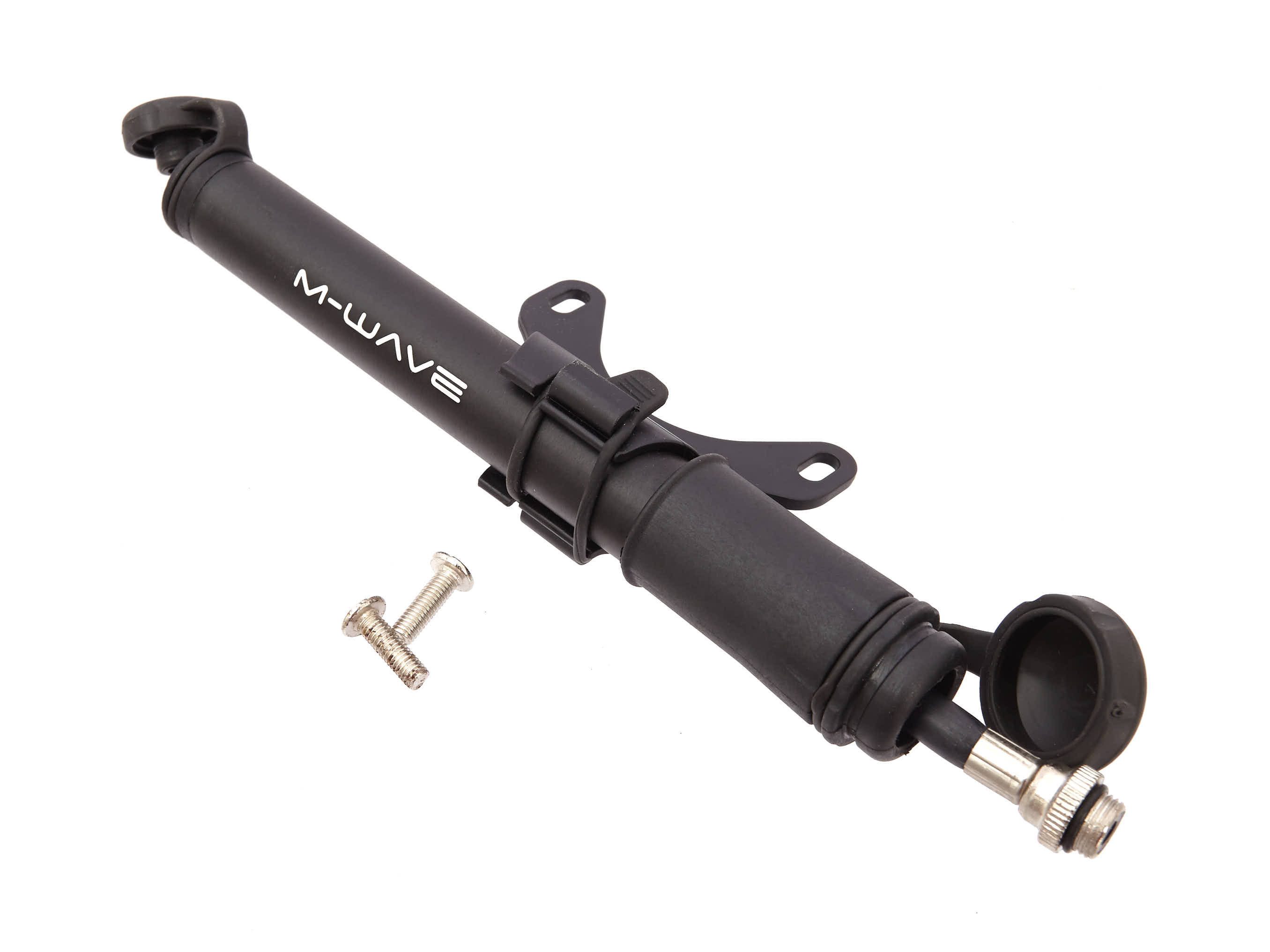 KHEbikes Minipumpe M-Wave Minipumpe mit Schlauch für AV, DV & FV Ventile