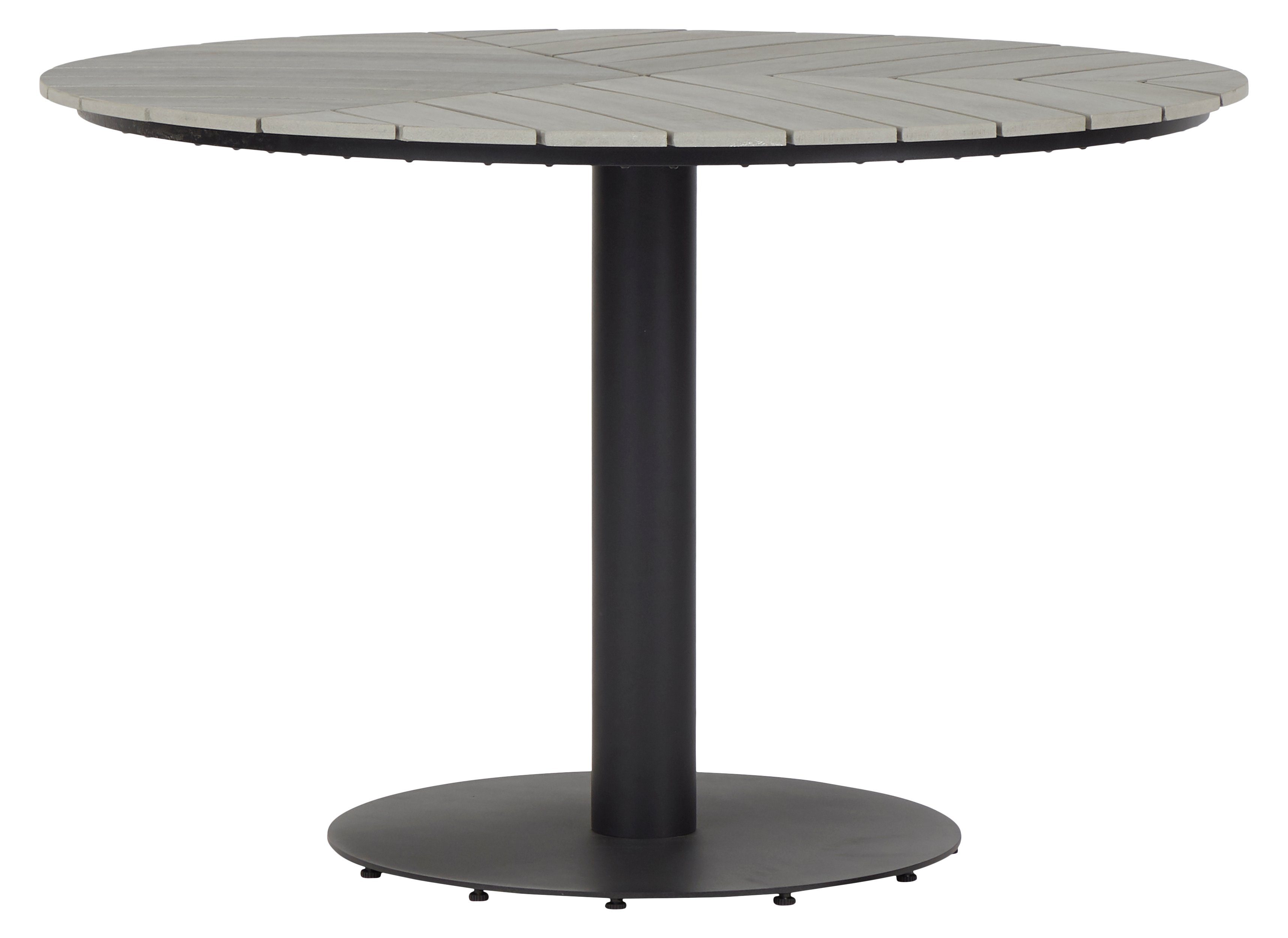 ebuy24 Gartentisch Hector Gartentisch Ø110 cm grau.