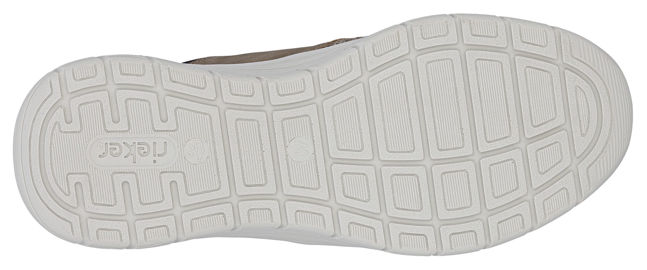 Rieker Slip-On Sneaker, Schlupfschuh, Freizeitschuh, Halbschuh, mit Leichtlaufsohle