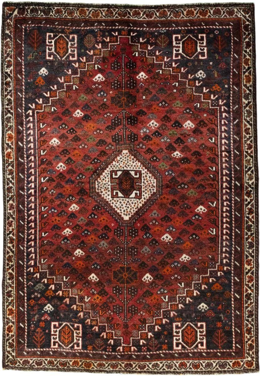 Orientteppich Shiraz 149x210 Handgeknüpfter Orientteppich / Perserteppich, Nain Trading, rechteckig, Höhe: 10 mm