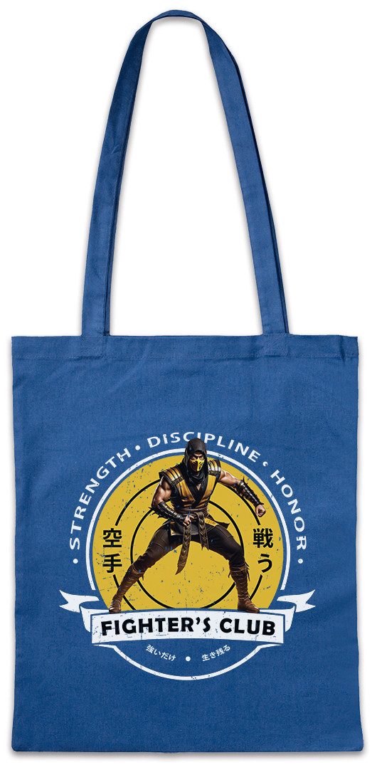 Urban Backwoods Beuteltasche Fighter's Club Ninja II Stofftasche Gamer Mortal MK Kung Scorpion Fu (1-tlg), Kombat Game Gaming Beat