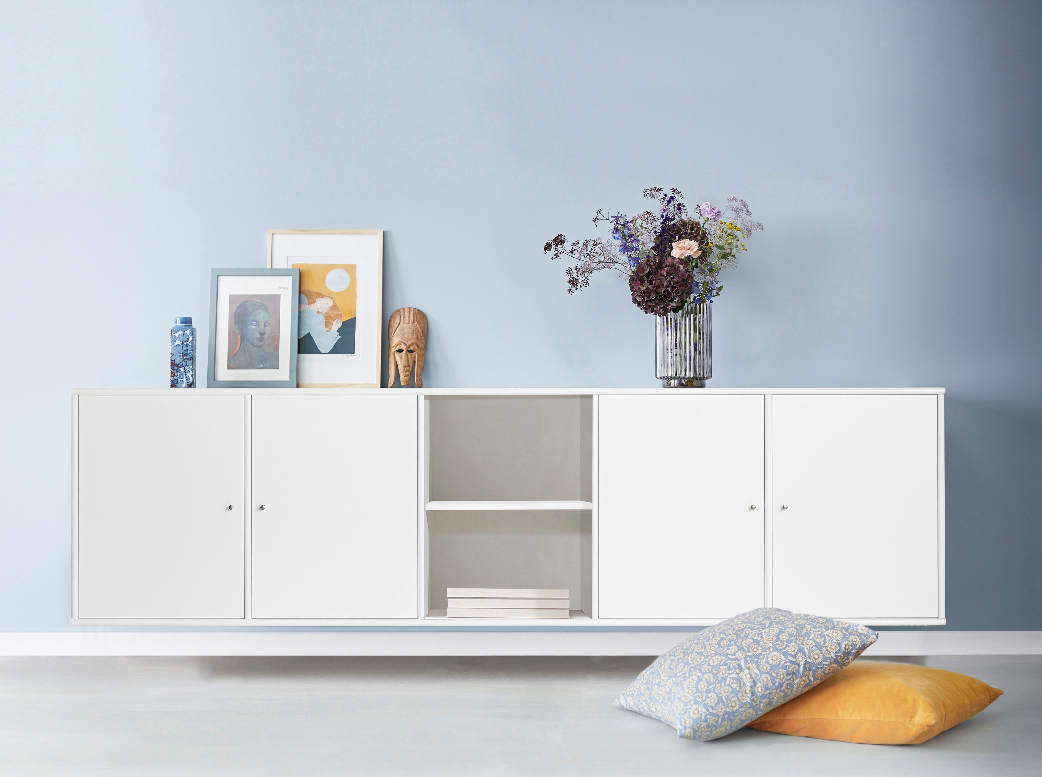 Hammel Furniture Sideboard Mistral, Hochwertig Schrank, hängend/stehend  montierbar, mit Türen, B: 220 cm, anpassungsbar Designmöbel
