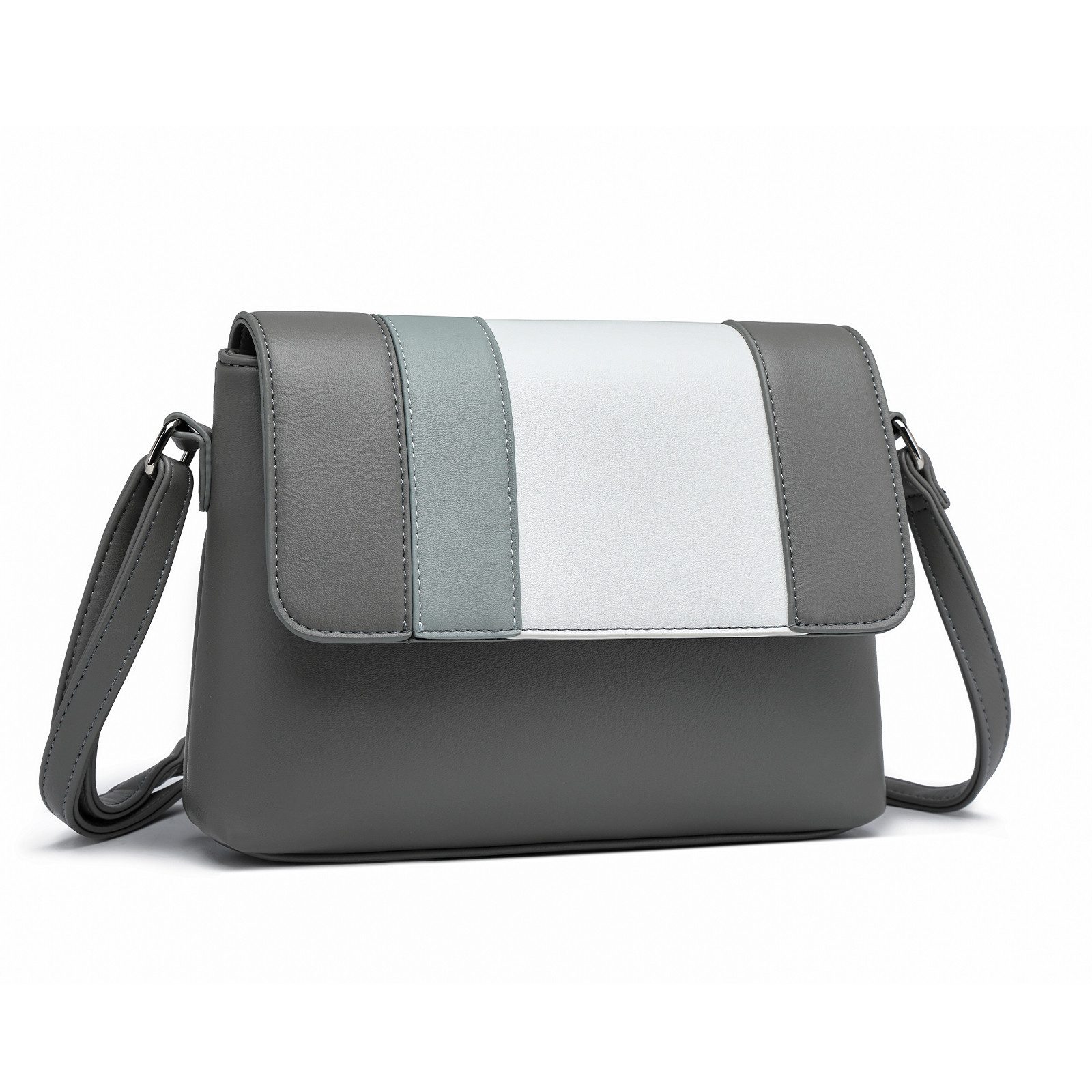Umhängetasche Damen, klein Leichte Schultertasche mit Reißverschluss