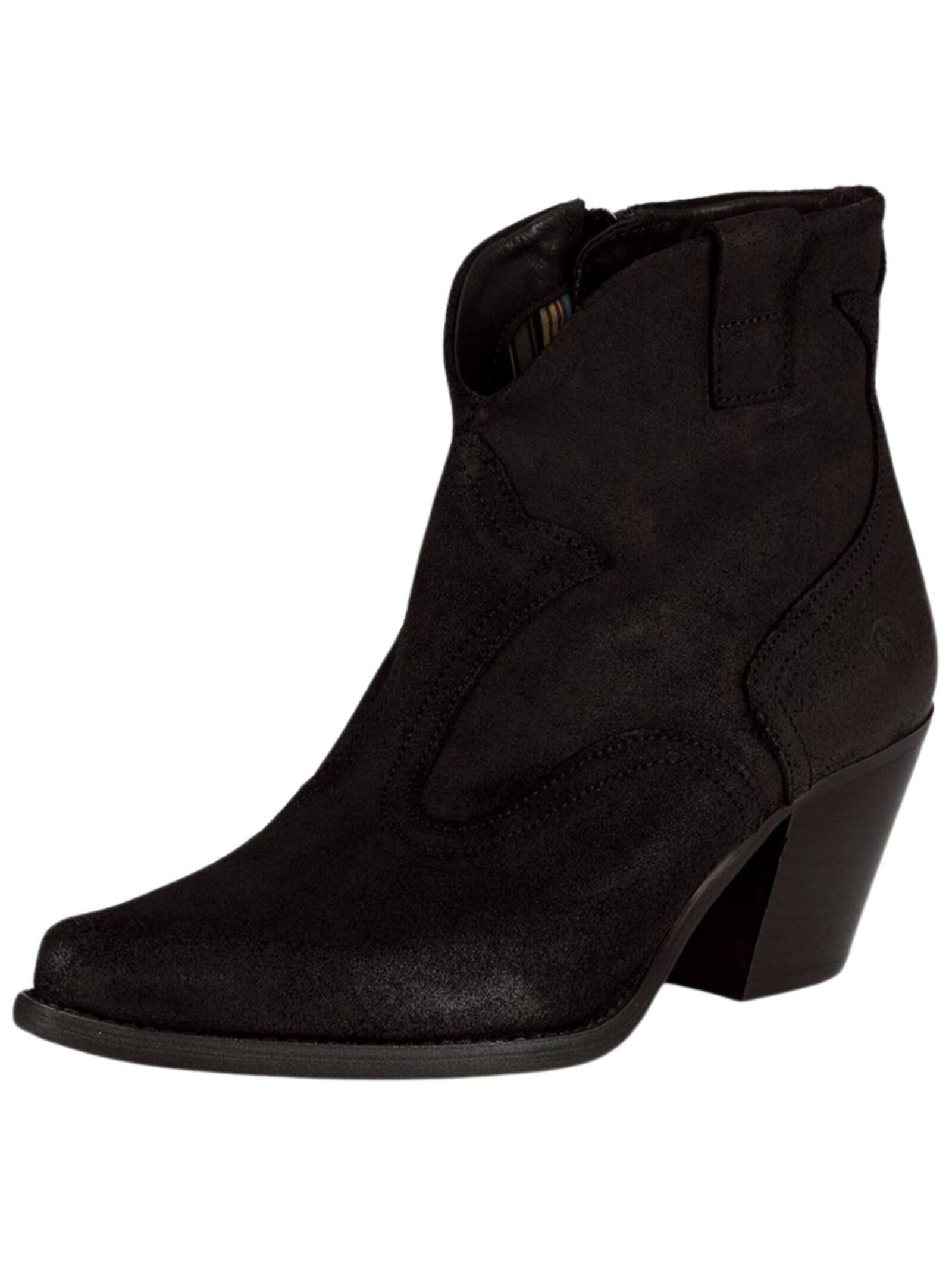 Felmini Wide Fit Stiefelette Veloursleder . Stiefelette günstig online kaufen