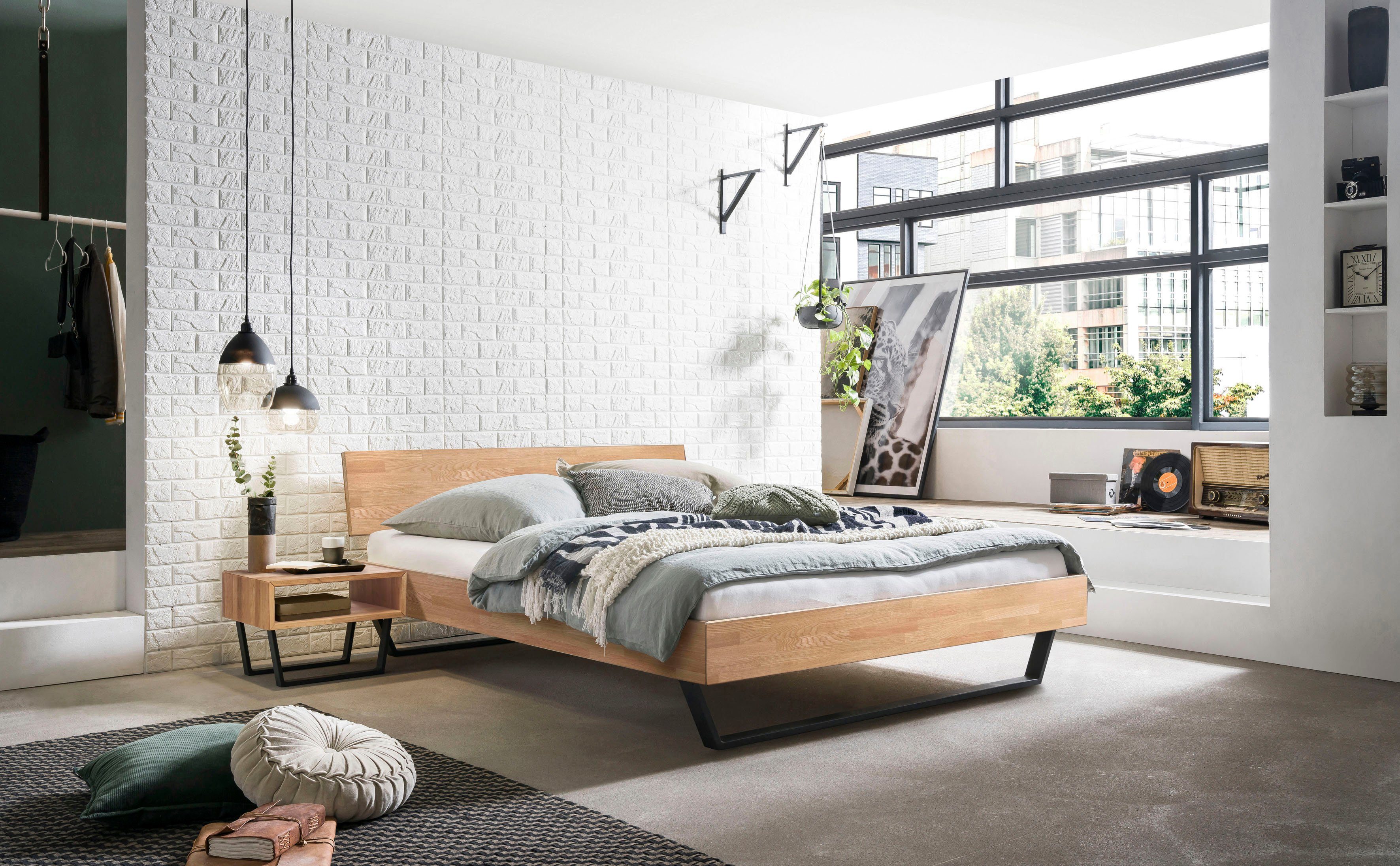 HASENA Massivholzbett "Asti" mit einer Fußhöhe von 25 cm günstig online kaufen