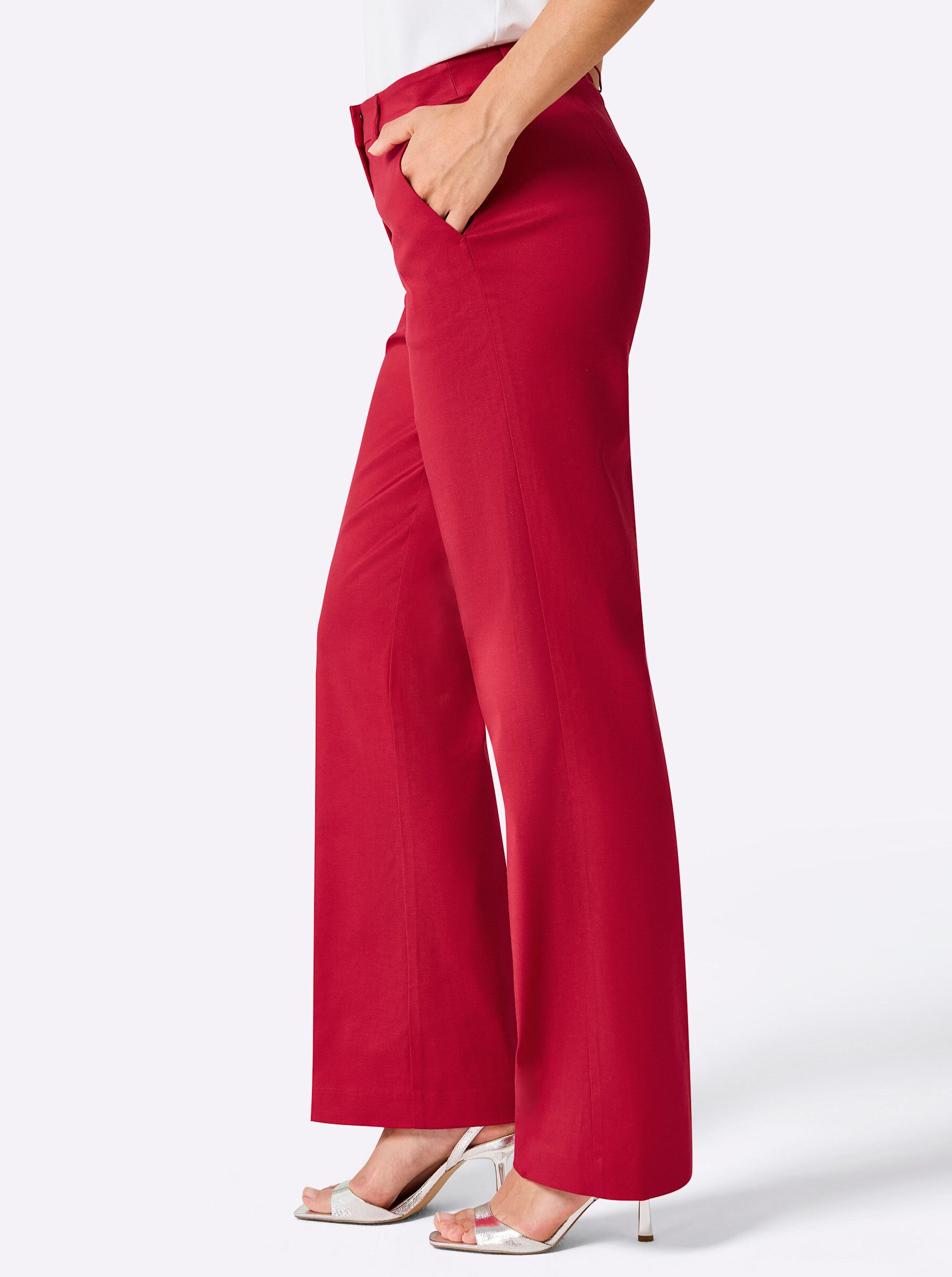creation L Jerseyhose Lyocell-Hose komfortabel