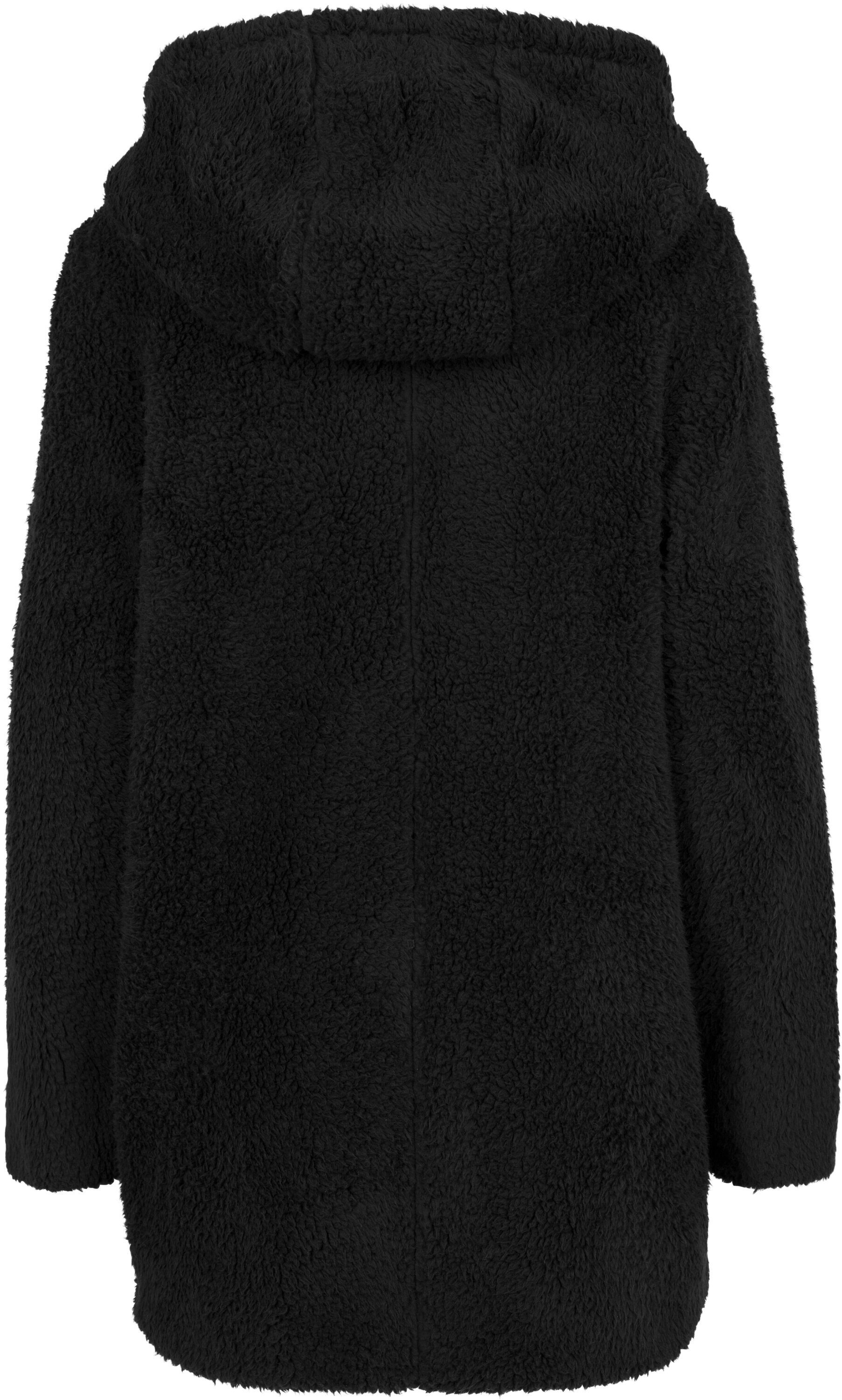 (1-St) CLASSICS Ladies Outdoorjacke Damen Jacket black URBAN Sherpa