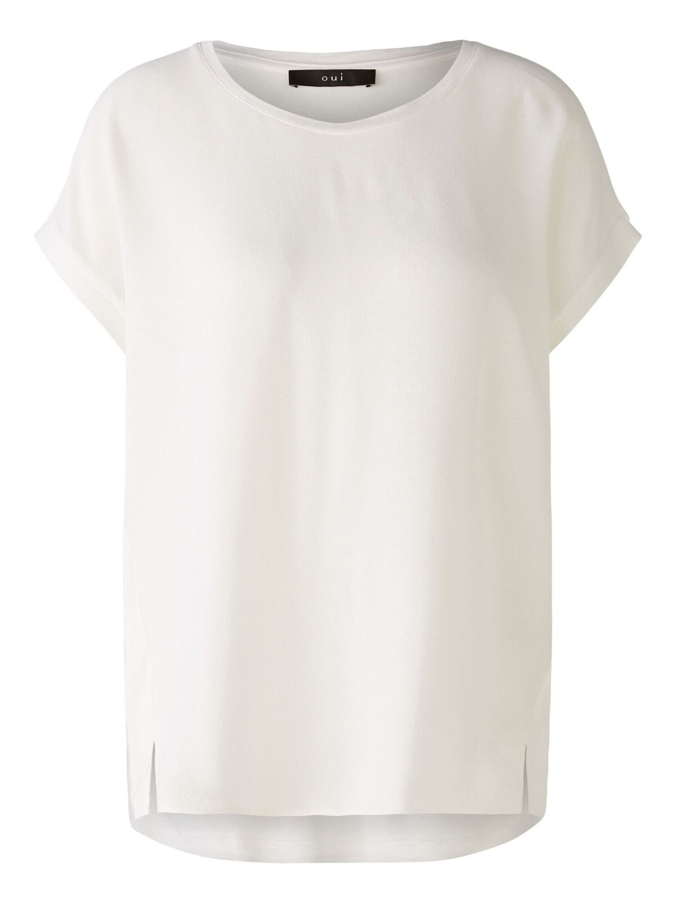 Oui Kurzarmbluse AYANO (1-tlg) Plain/ohne Details