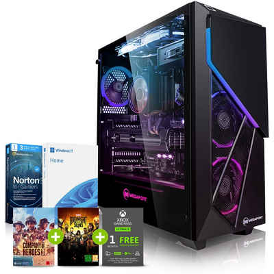 Megaport Gaming-PC (AMD Ryzen 7 5700X 8x3,40 GHz, GeForce RTX 3060 Ti 8GB, 16 GB RAM, 1000 GB SSD, Windows 11, WLAN)