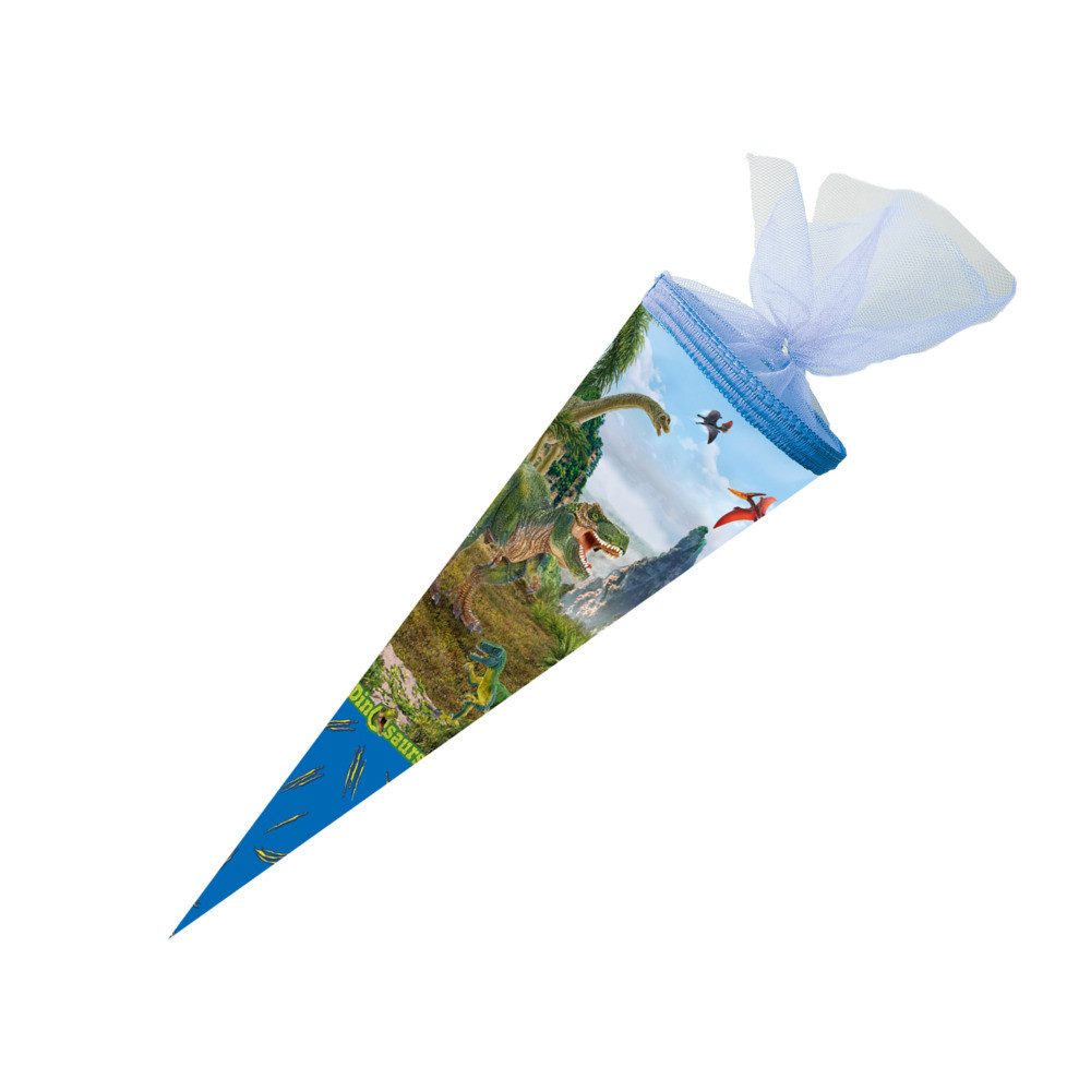 Nestler Schultüte Nestler Schultüte schleich Dinosaurs 2 rund mit Tüllverschluss 50cm