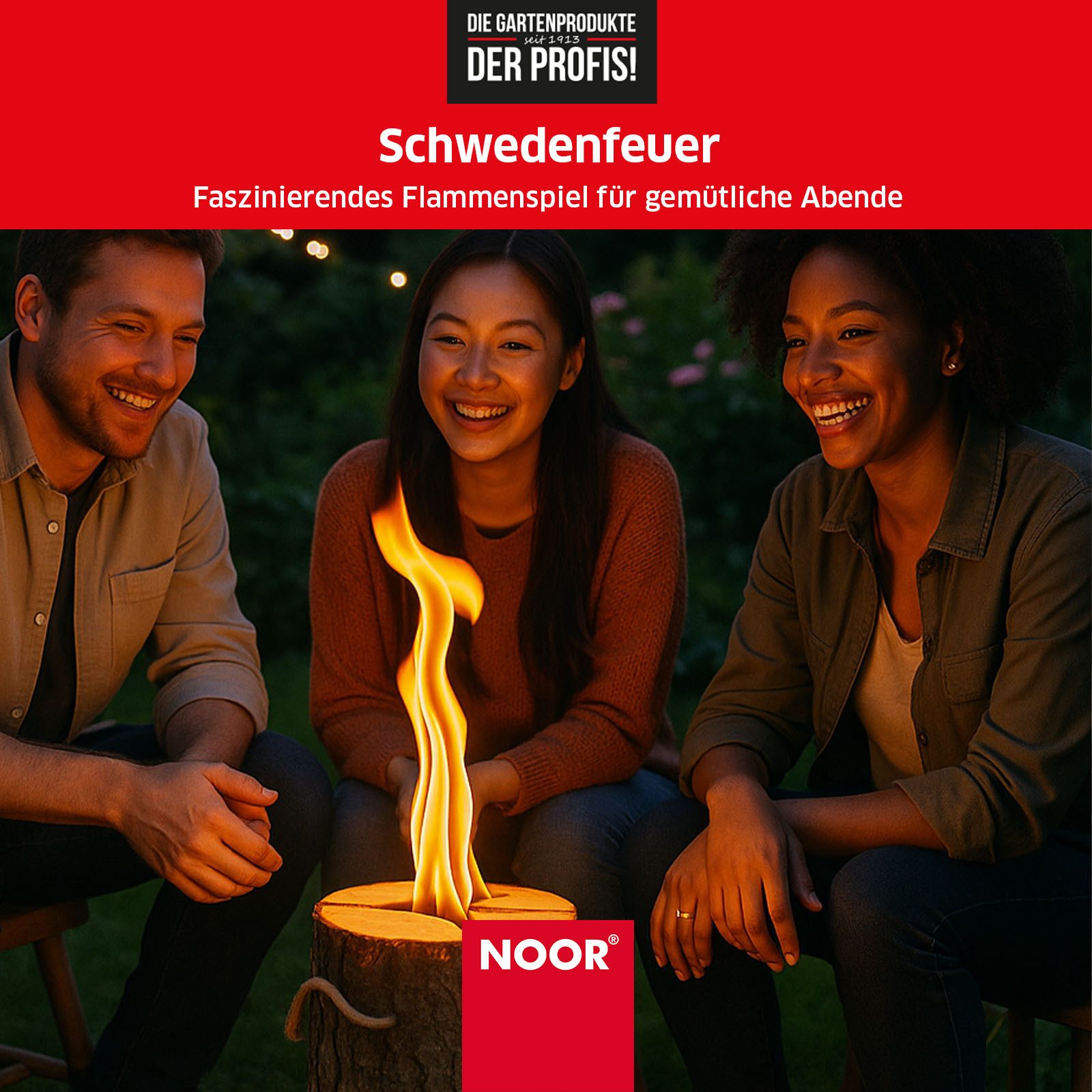 NOOR Feuerstelle Schwedenfeuer mit bis zu günstig online kaufen