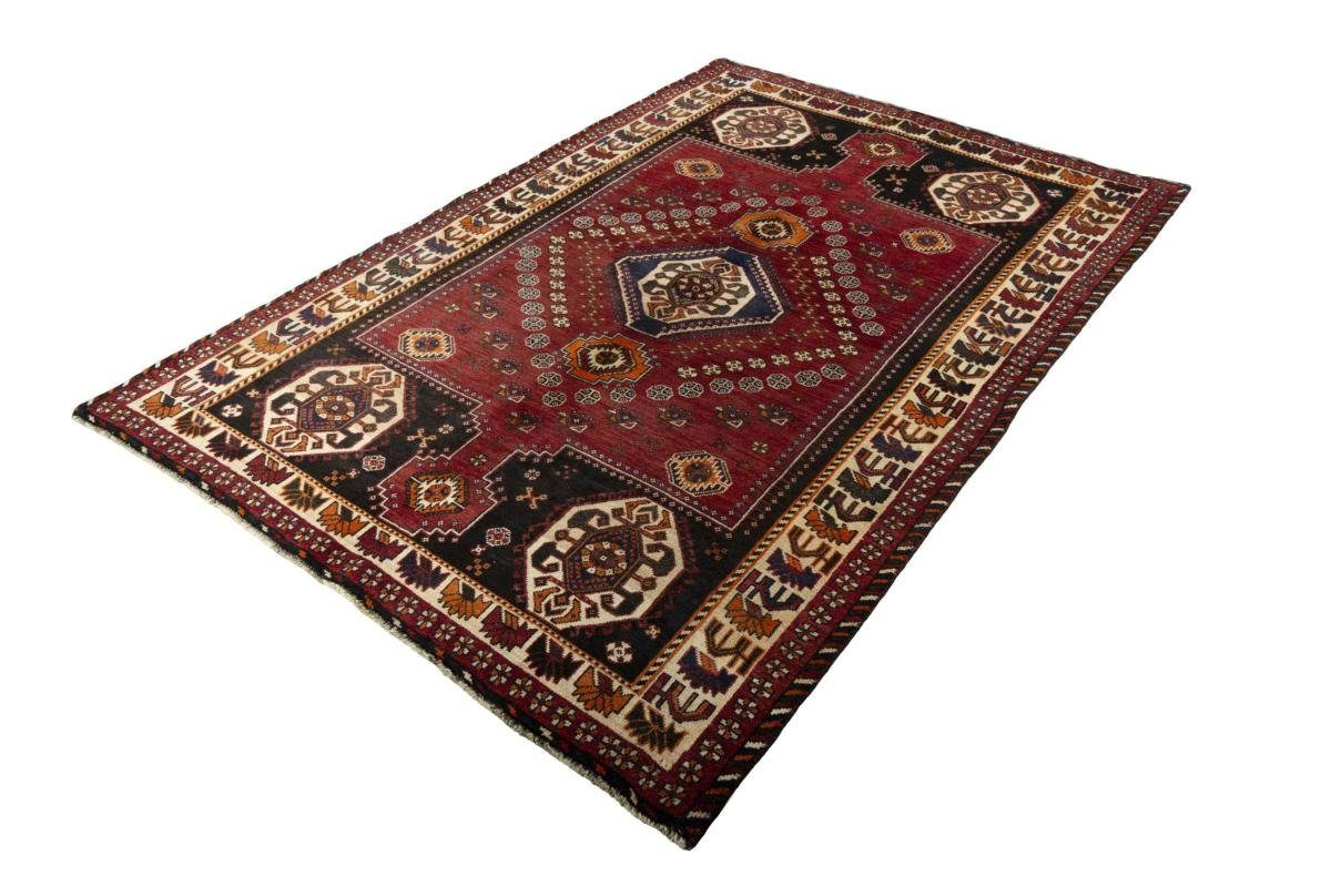 Orientteppich Shiraz 10 Handgeknüpfter 162x233 Perserteppich, Höhe: Orientteppich rechteckig, / mm Trading, Nain