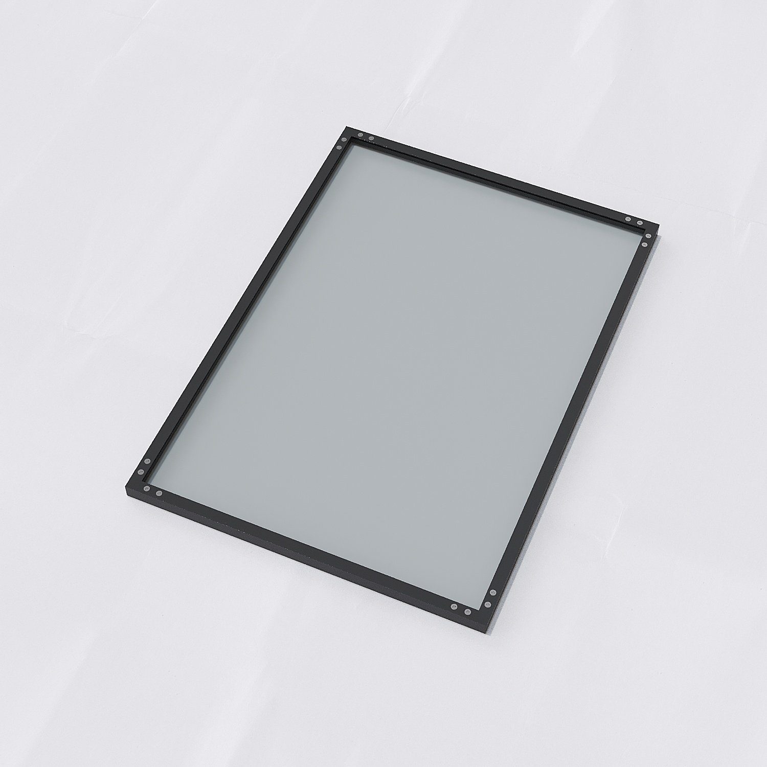 Horizontal schwarz 100x60cm,Aluminiumrahmen,Rechteckig,Wand groß und 70x50 Flur Dekospiegel Bad möglich), AQUABATOS Wandspiegel montierbar Spiegel (Vertikal 80x60 Badspiegel