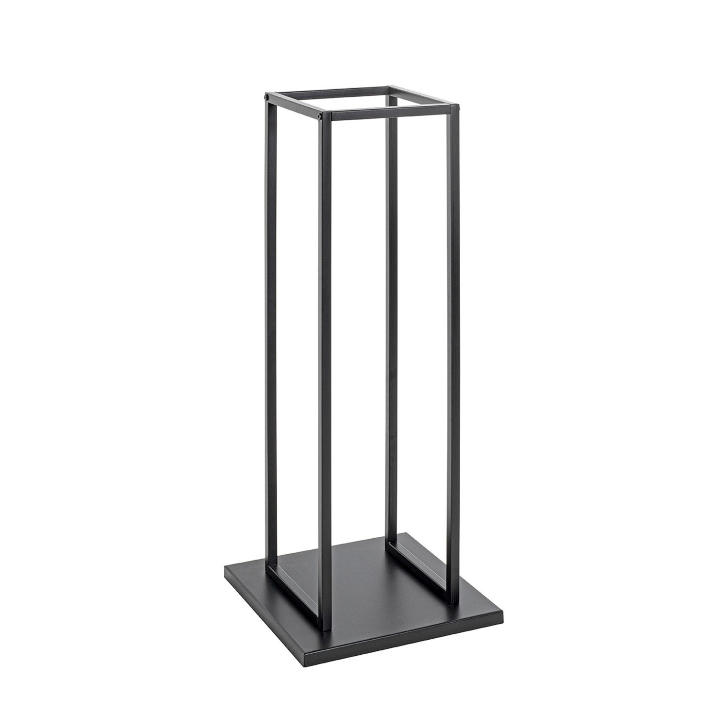 Stapelregal OSKAR 1 Kaminholzständer - schwarz - Metall - H. 85cm x B. 33cm