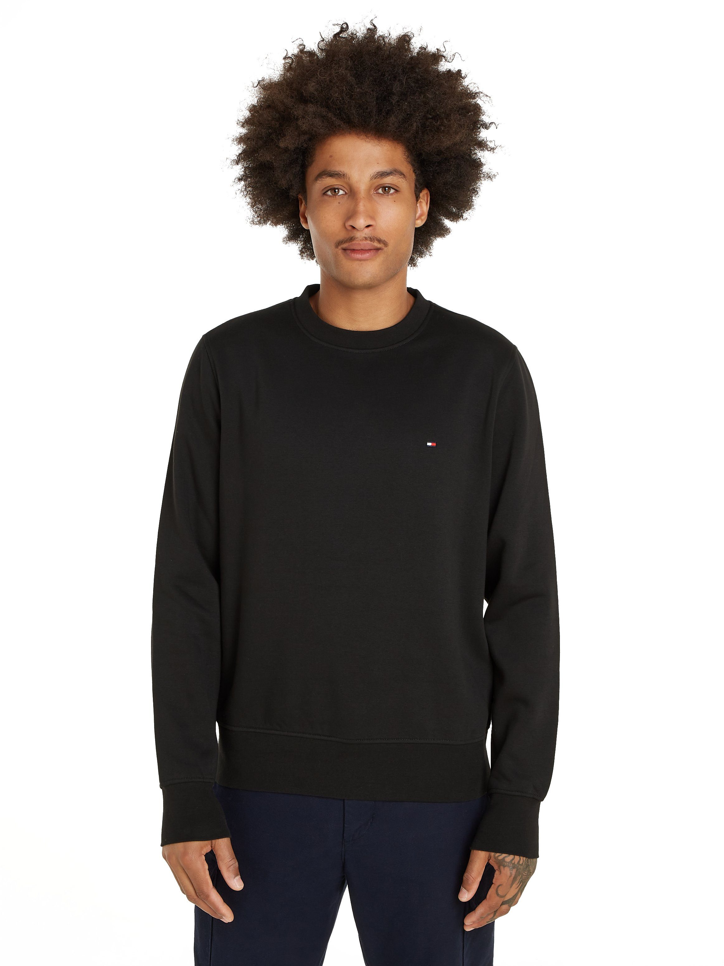 FLAG NA SWEATSHIRT LOGO IM Black Tommy Sweatshirt Hilfiger