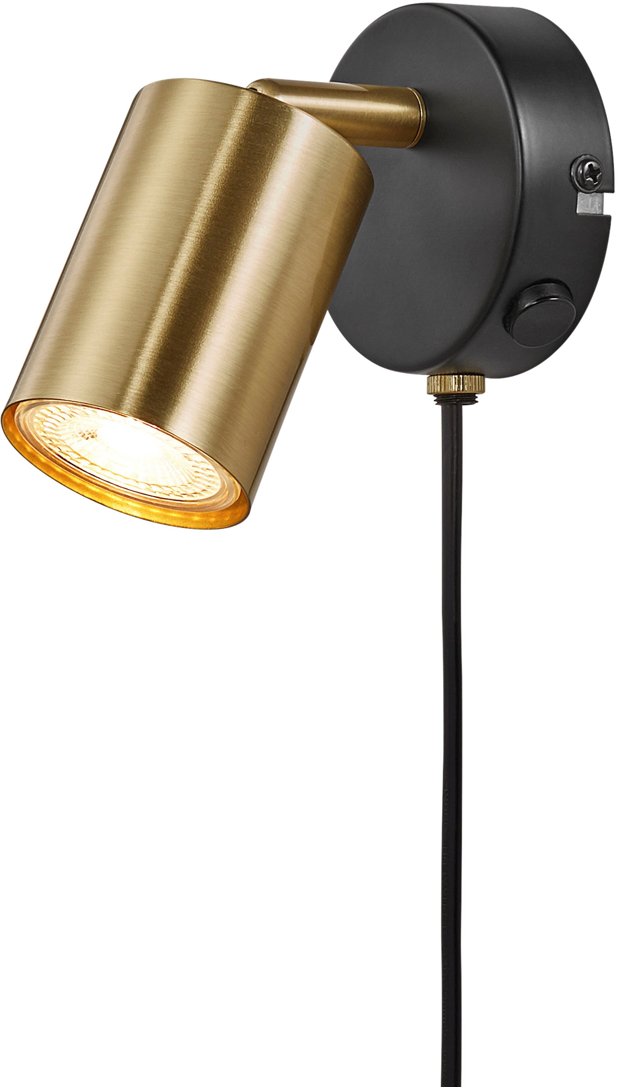 Leuchtmittel, einfacher und Wandleuchte Explorer, verstellbarer Lampenkopf Zeitgenössischer ohne Nordlux Stil,