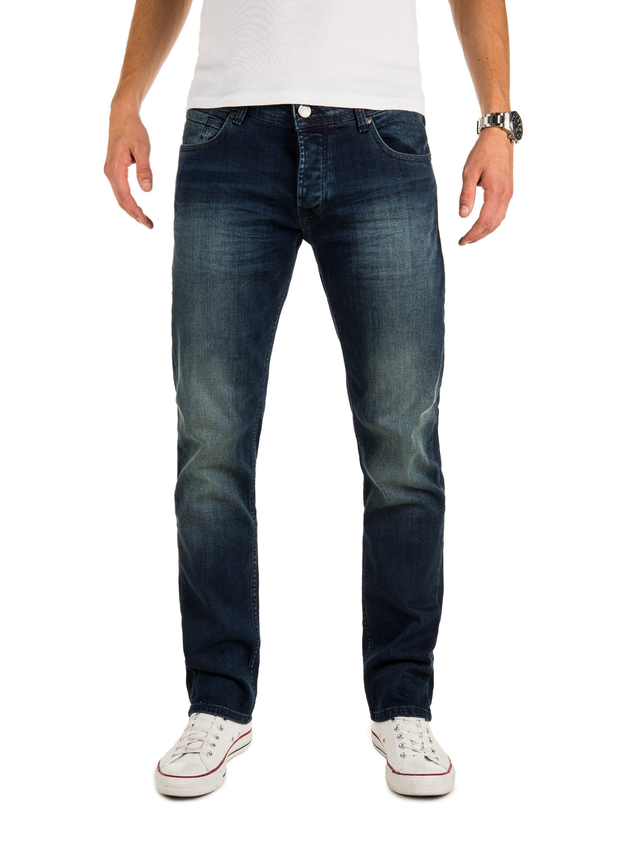WOTEGA 5-Pocket-Jeans WOTEGA - Jeans Ivern (1-tlg) 5-Pocket-Style midnight navy (R4110)
