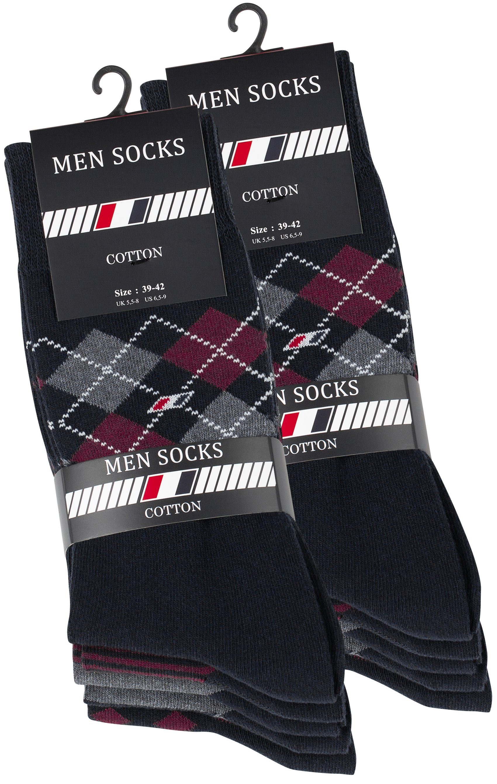 Prime® Baumwollqualität (10-Paar) Socken angenehmer Cotton in
