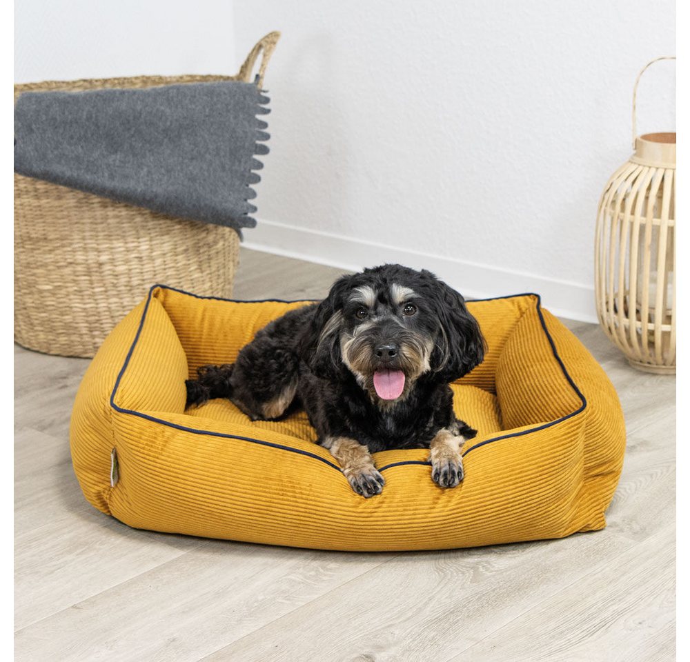 Thumbnail - Schecker Tierbett Schecker Hundebett Harlesiel - Anti-Slip Boden, Cordstoff, verschiedene Größen