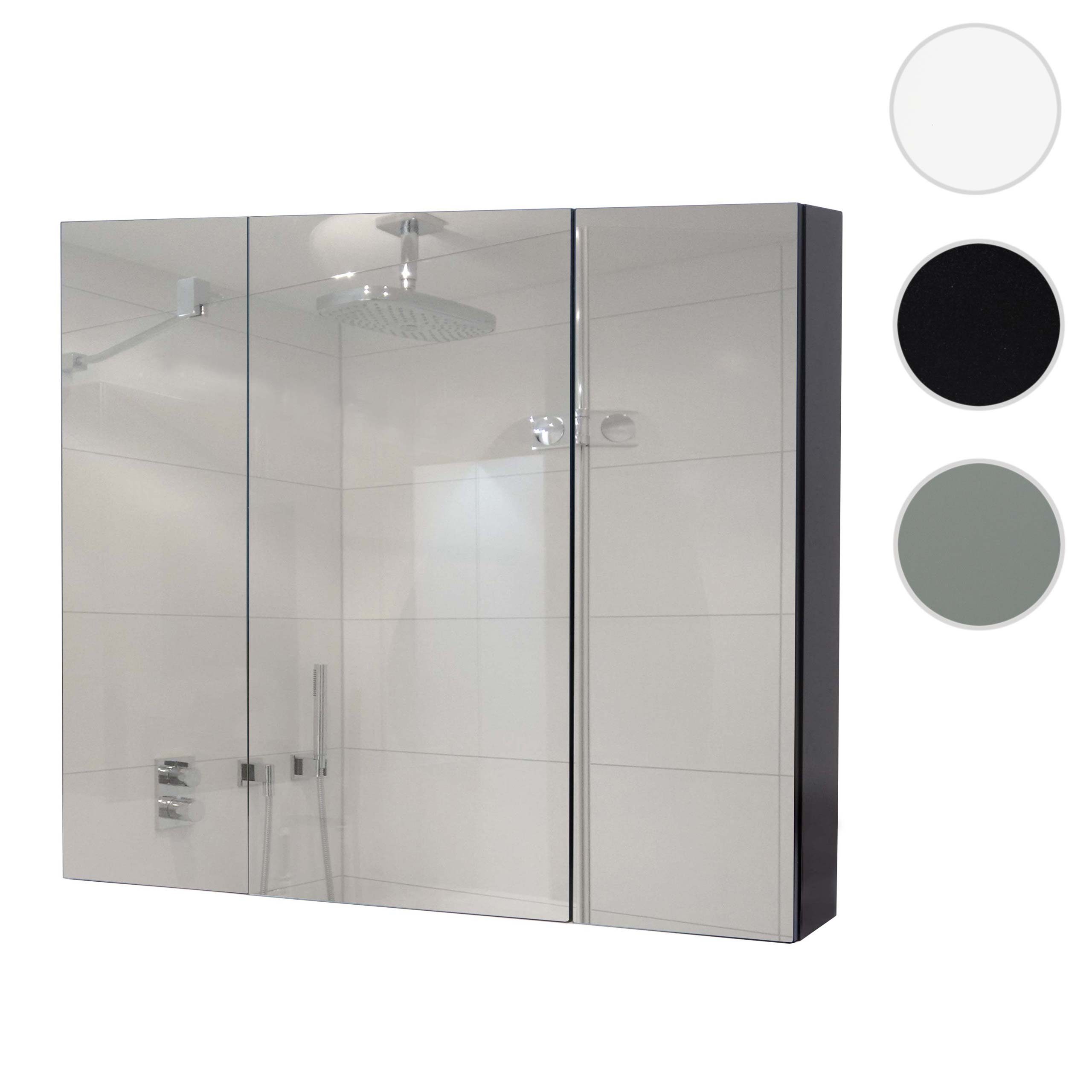 MCW Badezimmerspiegelschrank MCW-B19b-80 Hochglanz-Optik günstig online kaufen