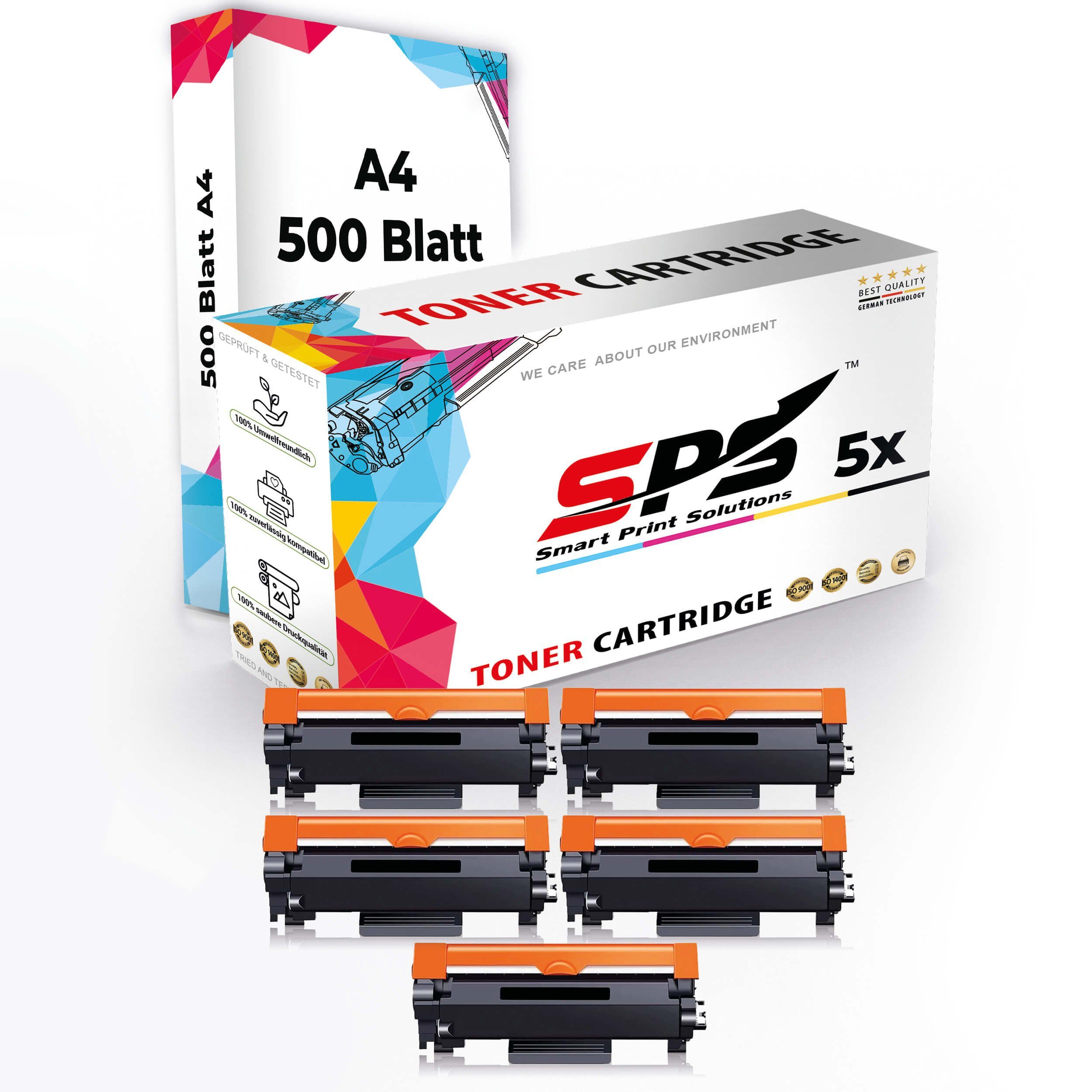 SPS Tonerkartusche Druckerpapier A4 + 5x Multipack Set Kompatibel für Brother HL-L 2350, (6er Pack)