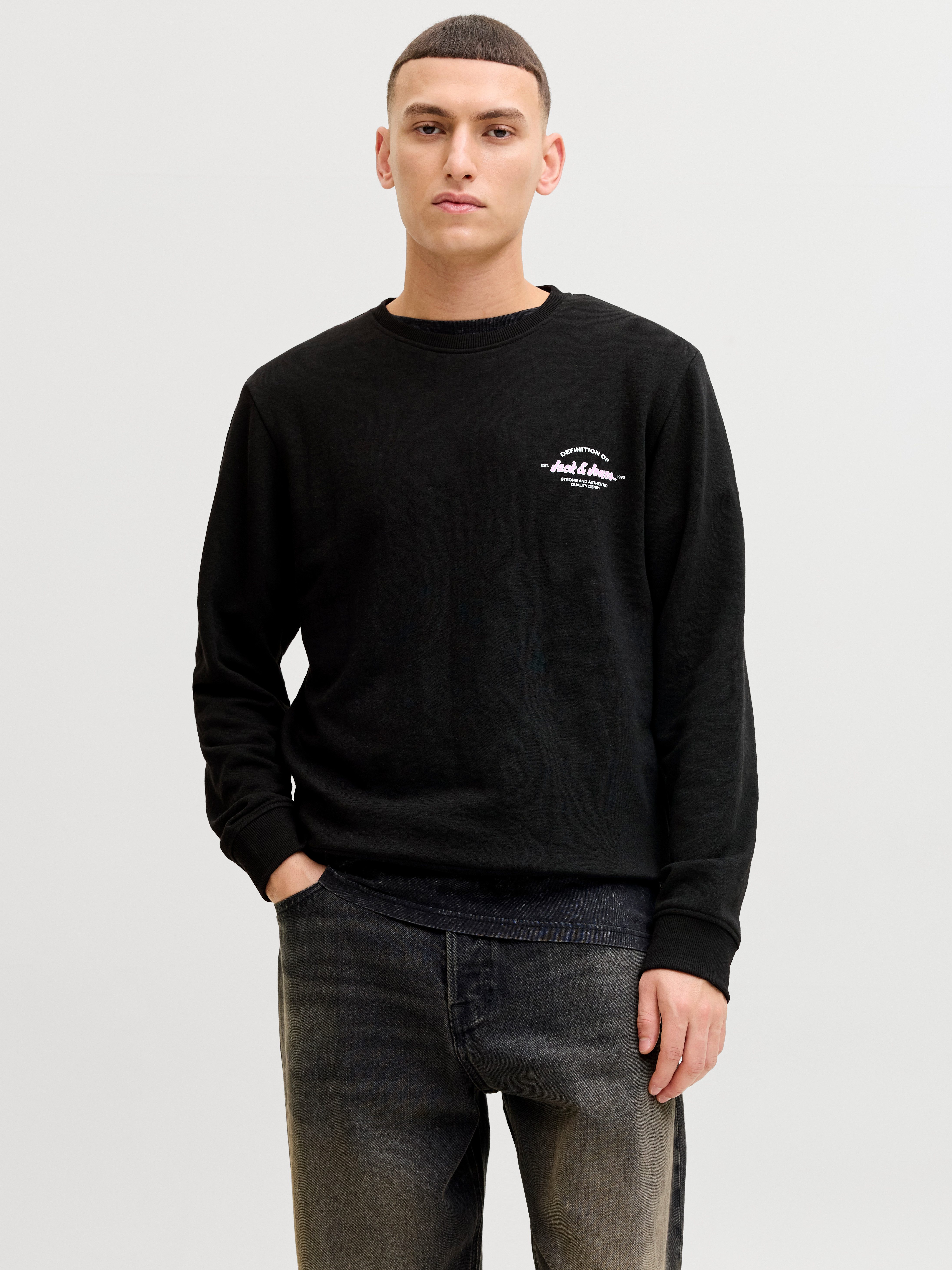 Jack & Jones Sweatshirt JJBRANDON SWEAT CREW NECK