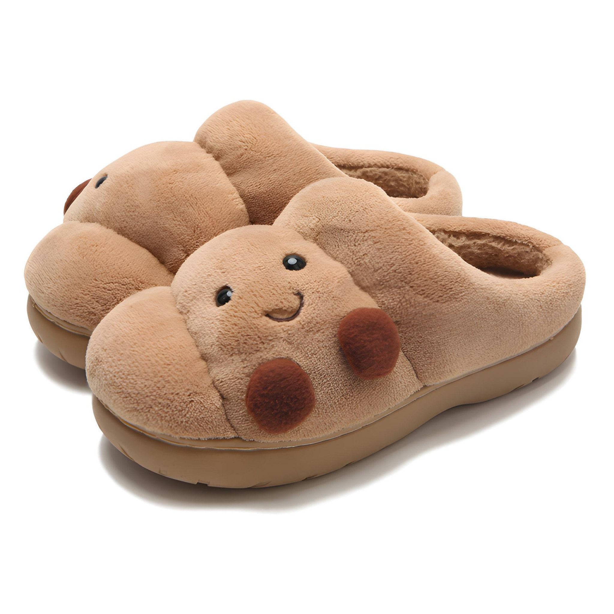 NEXORA Kuschelige Plüsch-Hausschuhe mit süßem Motiv Plüsch Hausschuhe (Paar) kuschelige Hausschuhe, niedliches Motiv