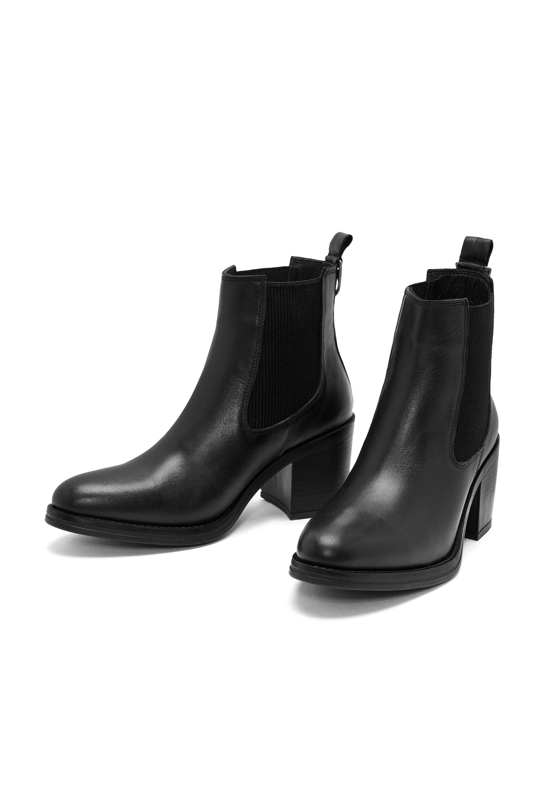 Derimod Cowboy-Stiefel aus Leder Cowboy Boots Textilfutter, EVA Sohle, Absatz 5,5 cm
