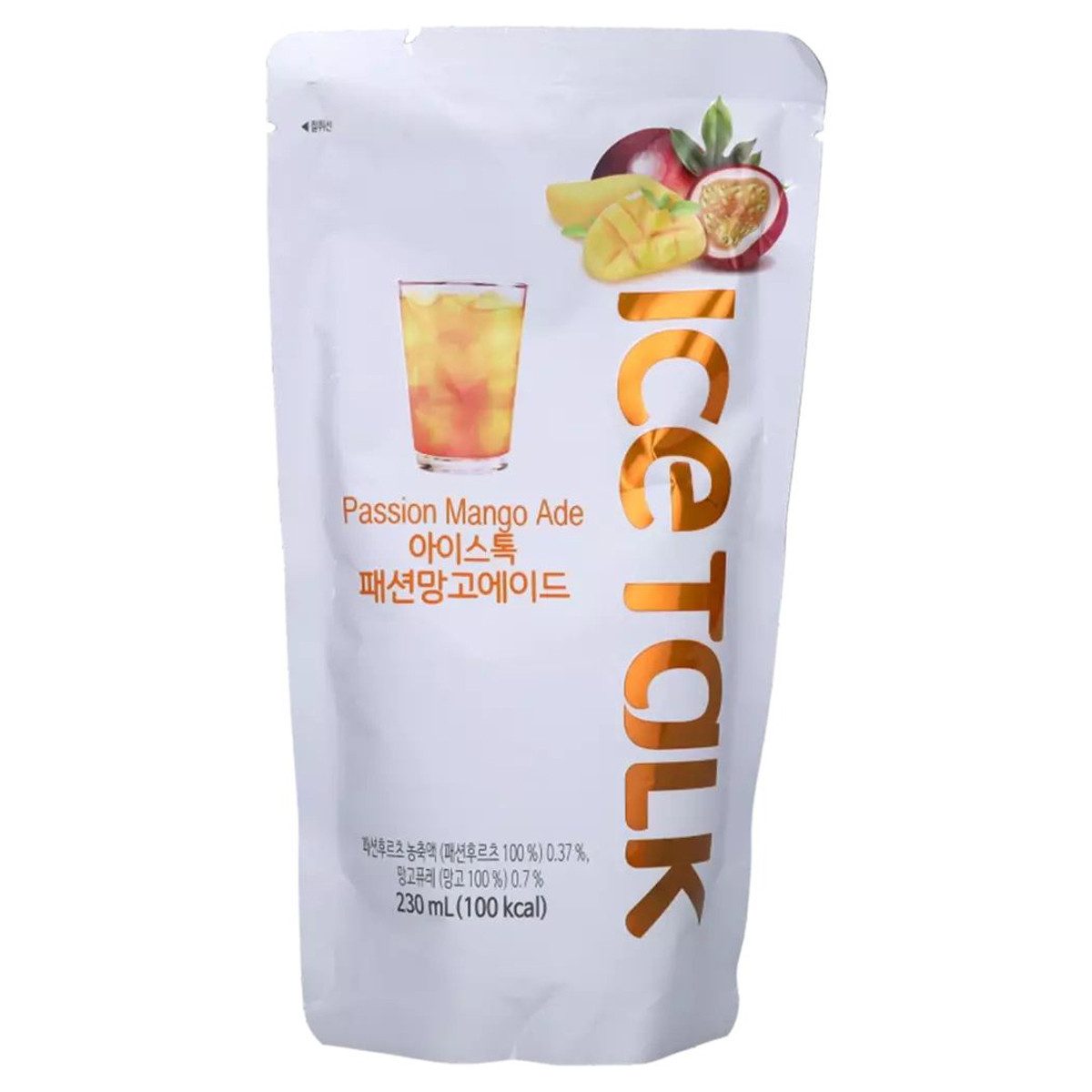 ICE TALK Softgetränk, Ice Talk Passionsfrucht Mango Limonade mit süßem Geschmack 230ml