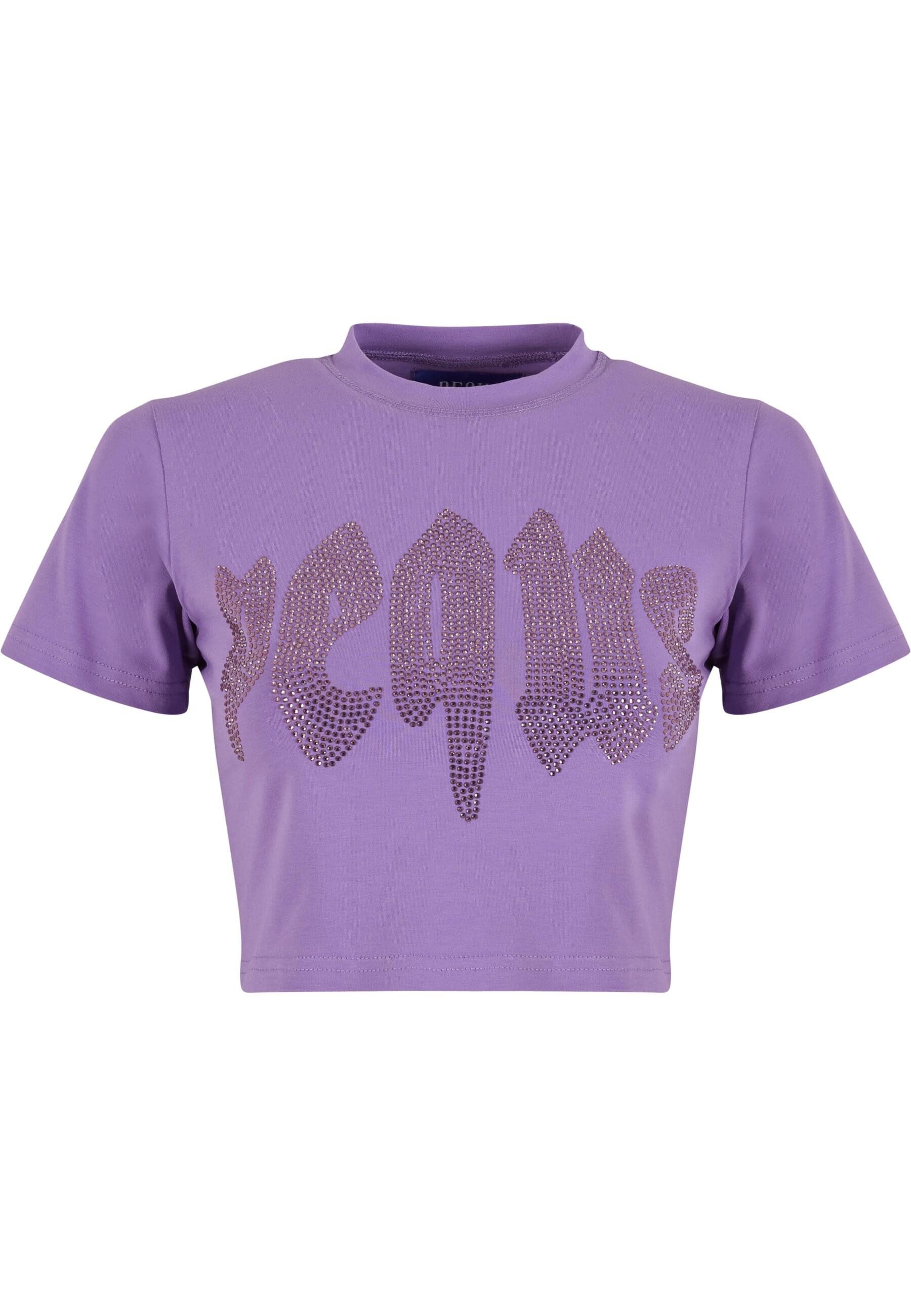 PEQUS T-Shirt PEQUS PEQUS Rhinestone Mythic Logo Top (1-tlg)