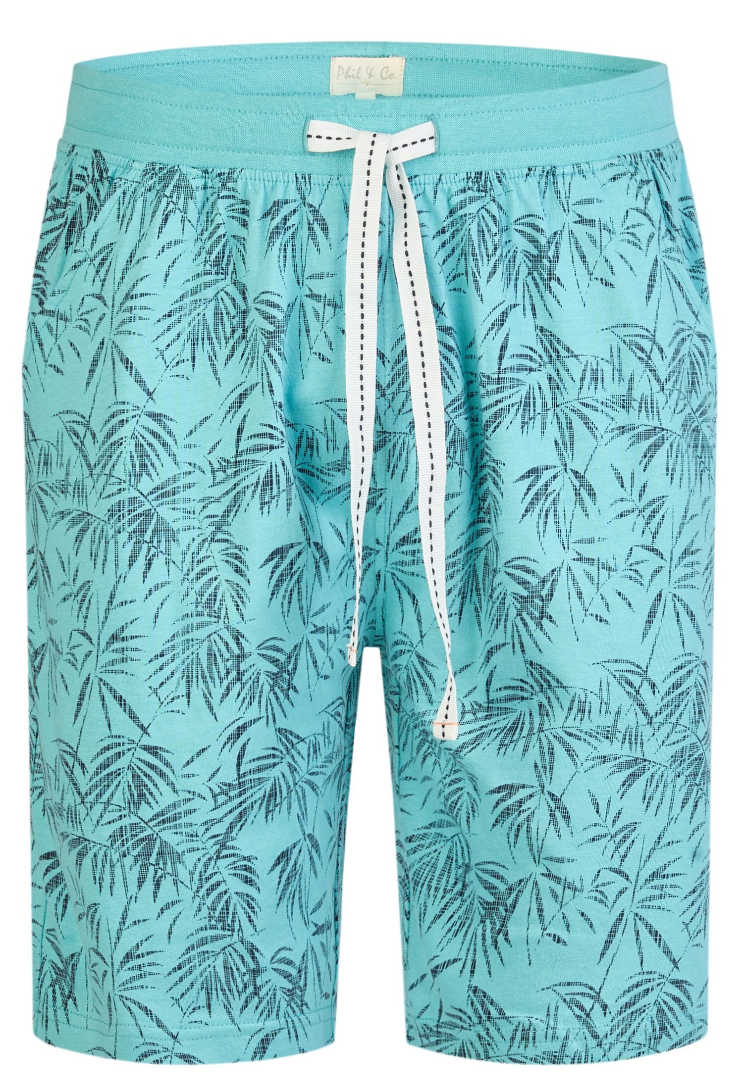 Phil & Co. Pyjamashorts Herren Pyjamahose kurz (1-tlg) Baumwolle