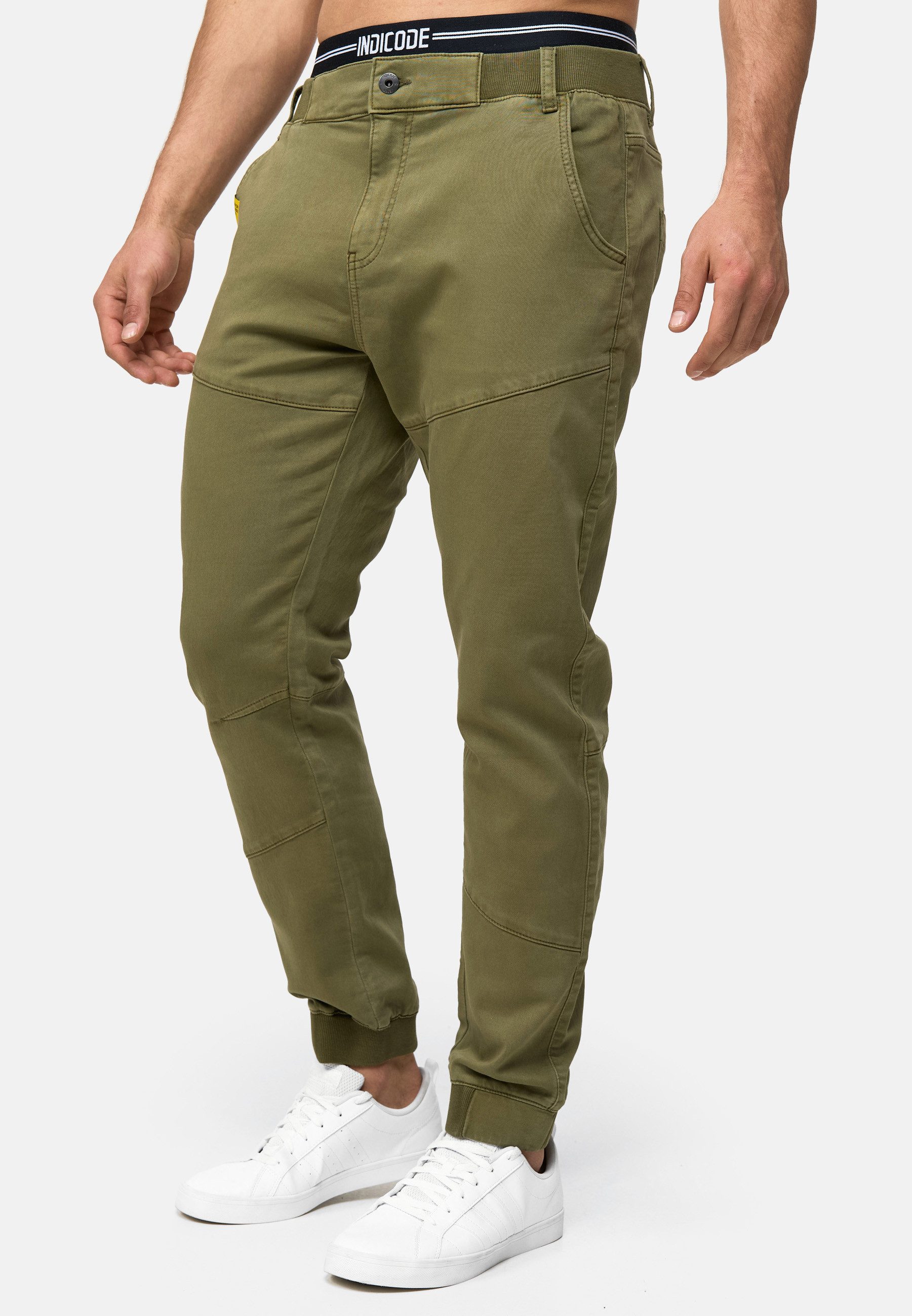 Indicode Stoffhose Herren Zannes Herrenhose Freizeithose Männer