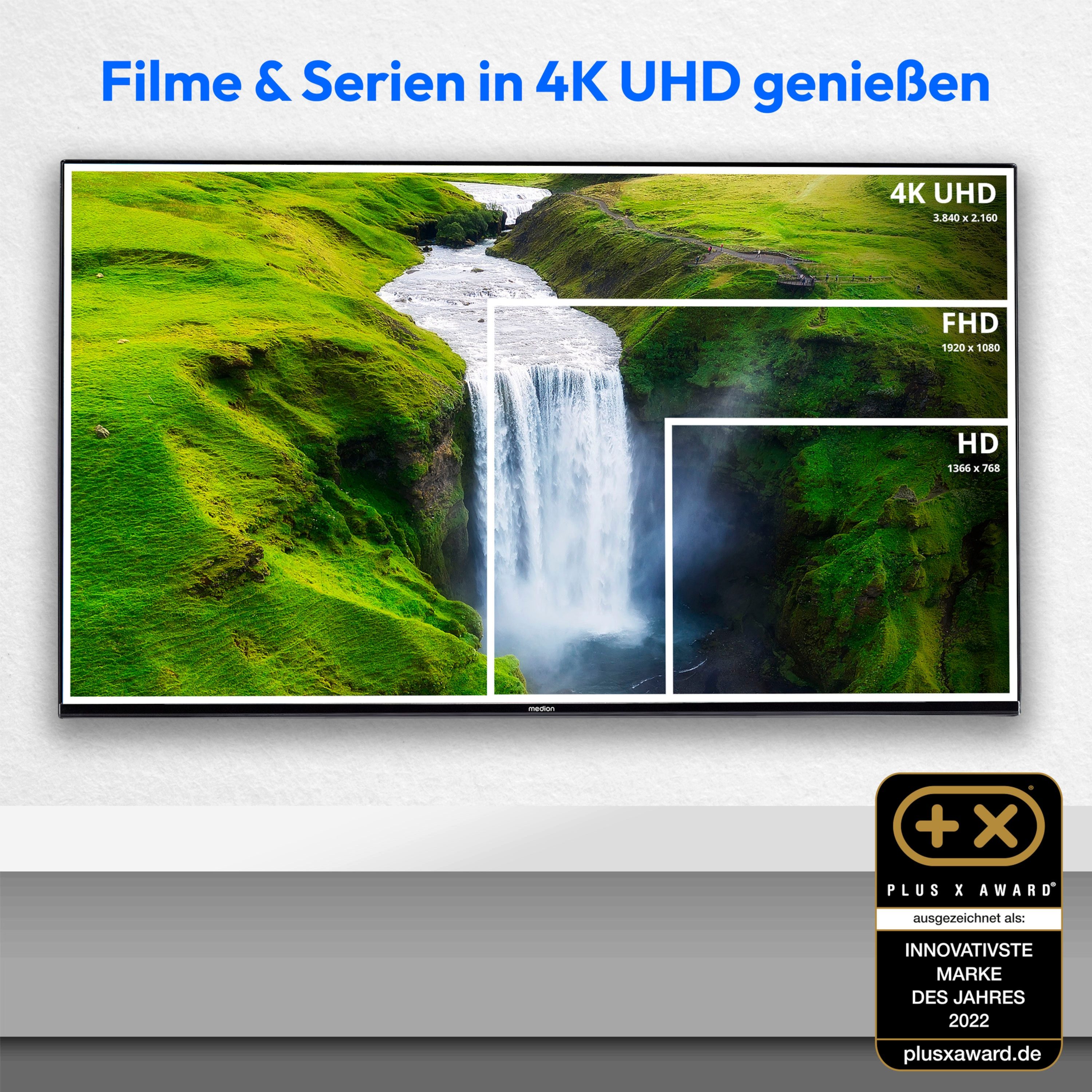 Medion® MD30250 LCD-LED Fernseher (108 cm/43 schwarz ! RABATT: 46.75%