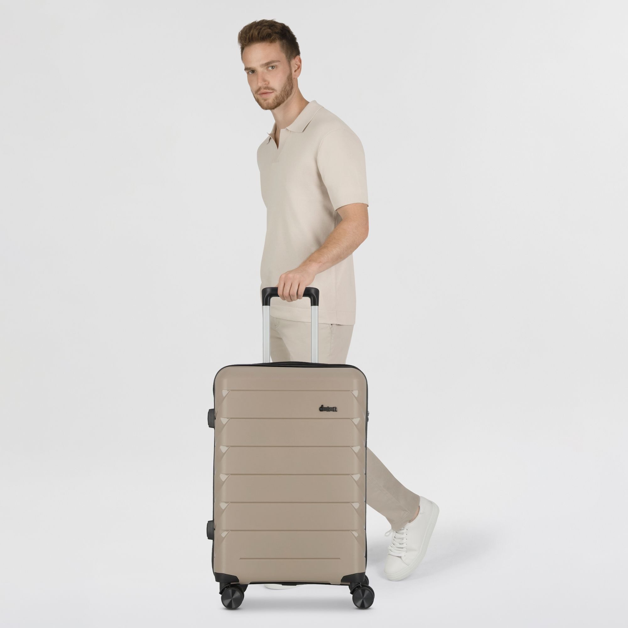 D&N Hartschalen-Trolley Travel Line, 4 Rollen, günstig online kaufen