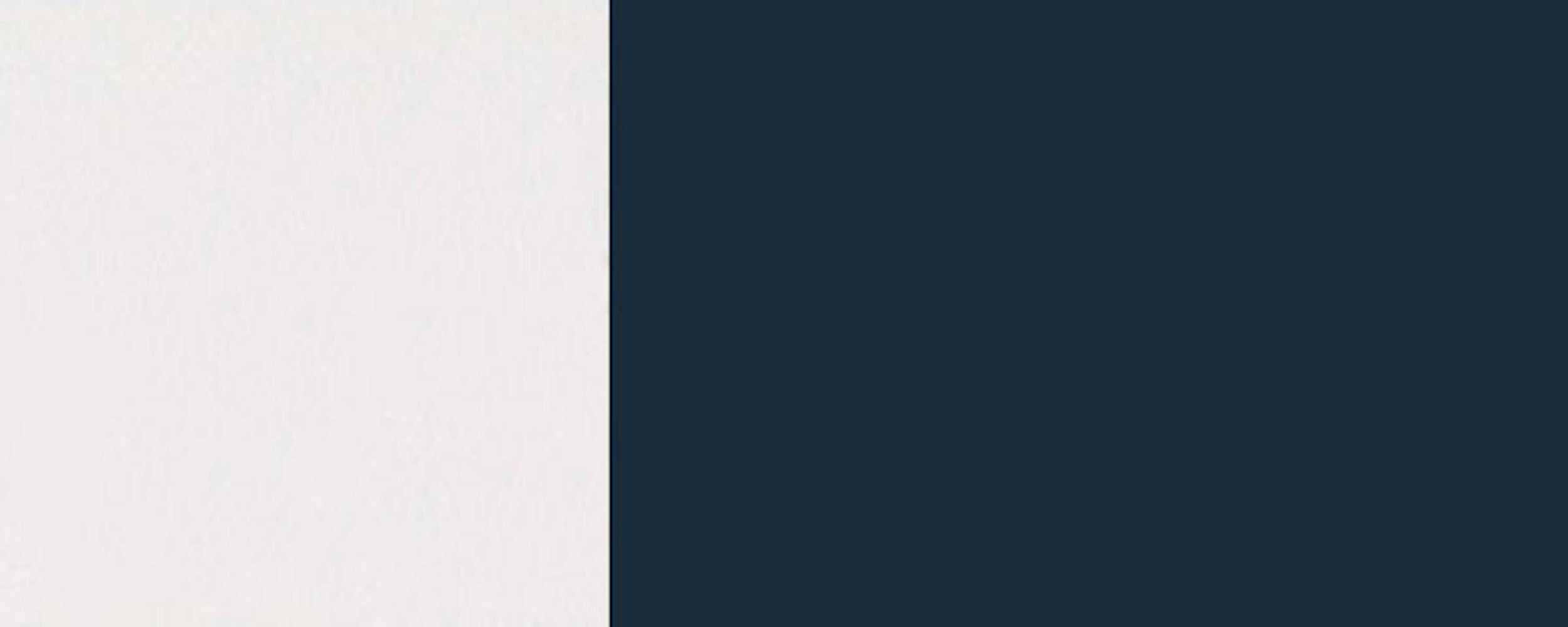 RAL 5011 Sockelblende Tivoli, Sockelfarbe Front- matt stahlblau und wählbar Feldmann-Wohnen vollintegriert 45cm