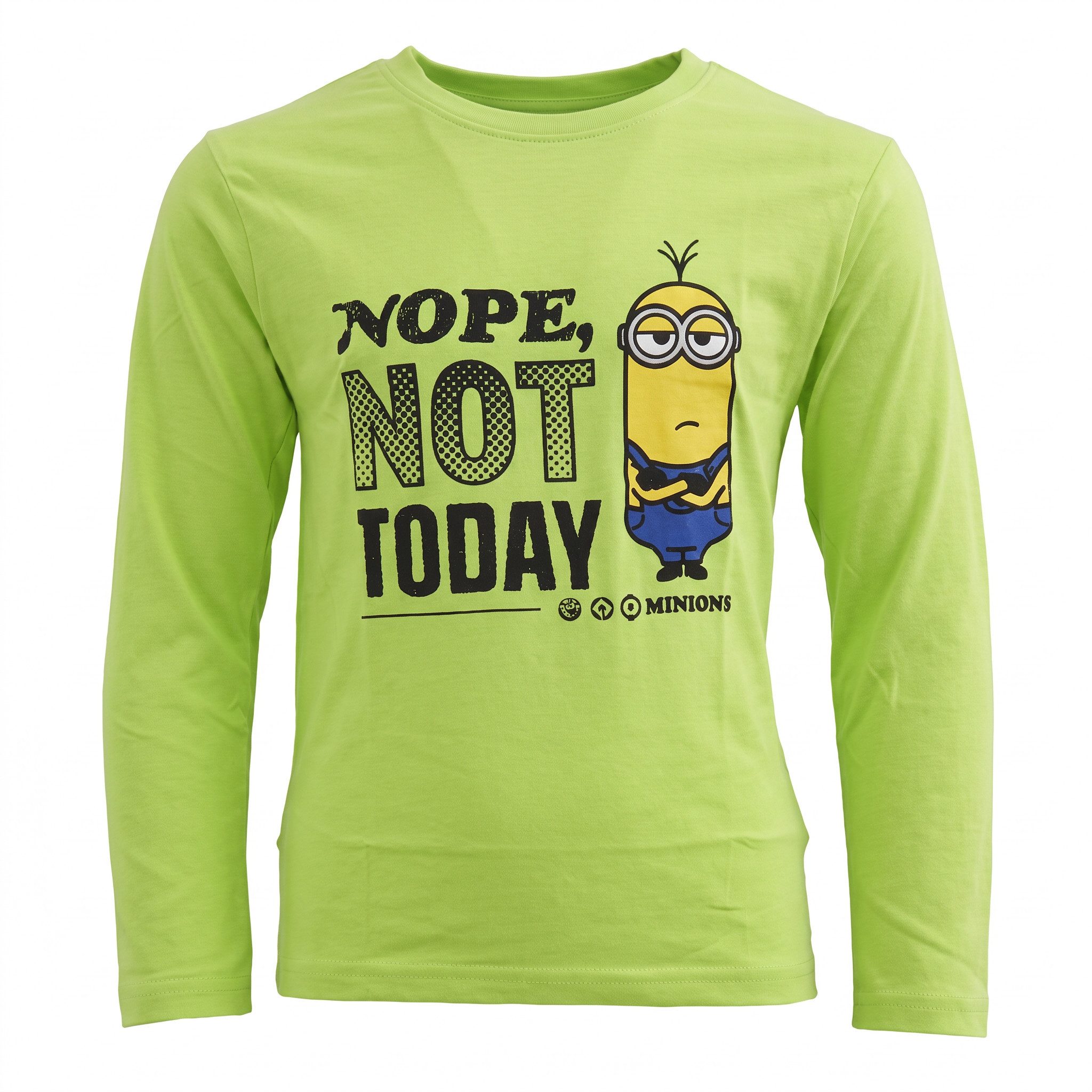 Minions Print-Shirt Die Minions Kinder Jungen langarm Shirt Langarmshirt Gr. 104-134