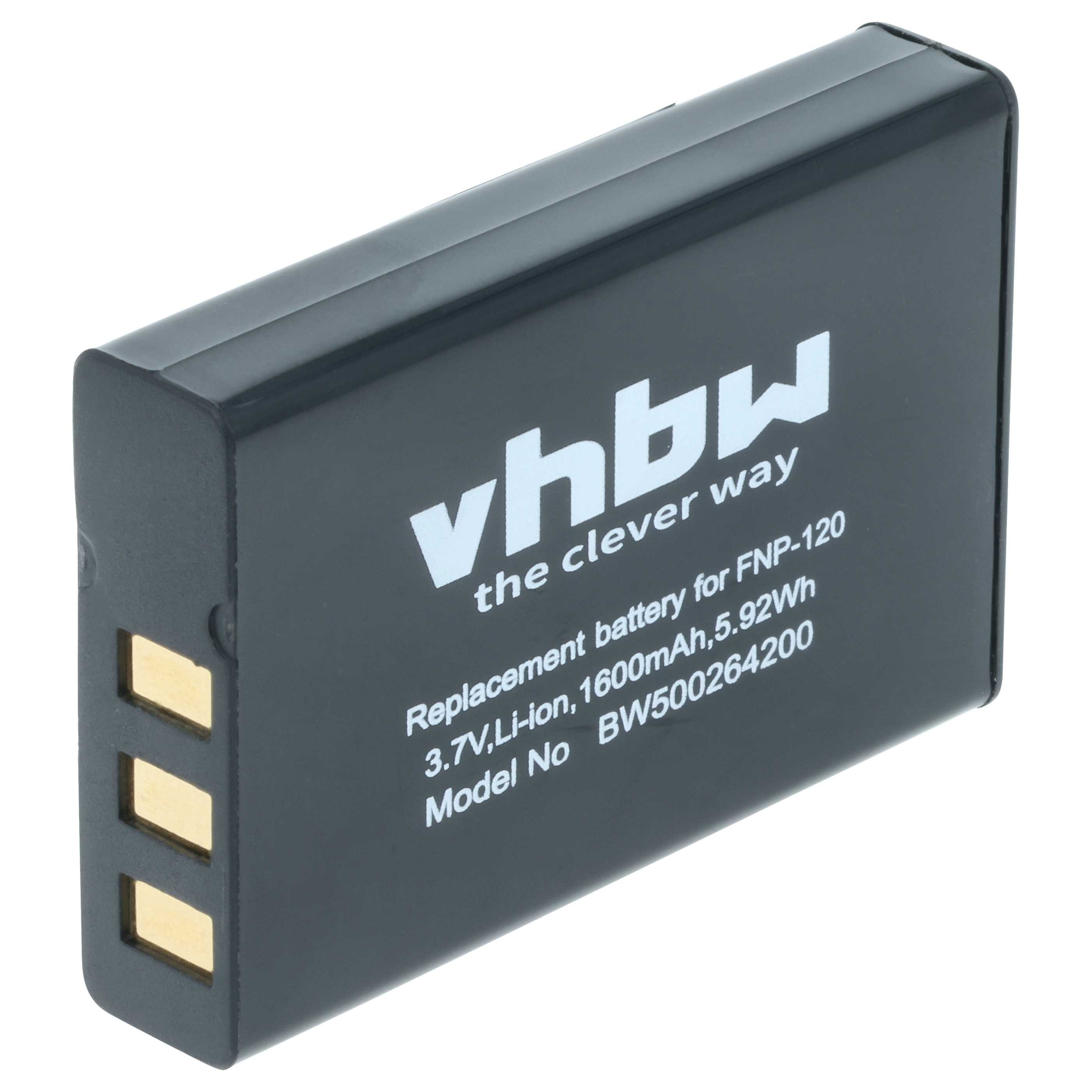 vhbw Akku Ersatz für Thomson 28B7001 für Barcode Scanner / Kamera (1600 Kamera-Akku Akku Li-Ion 1600 mAh (3,6 V, 1 St), Leistungsfähiger Austausch-Akku für Digitalkamera, Spiegelreflexkamera