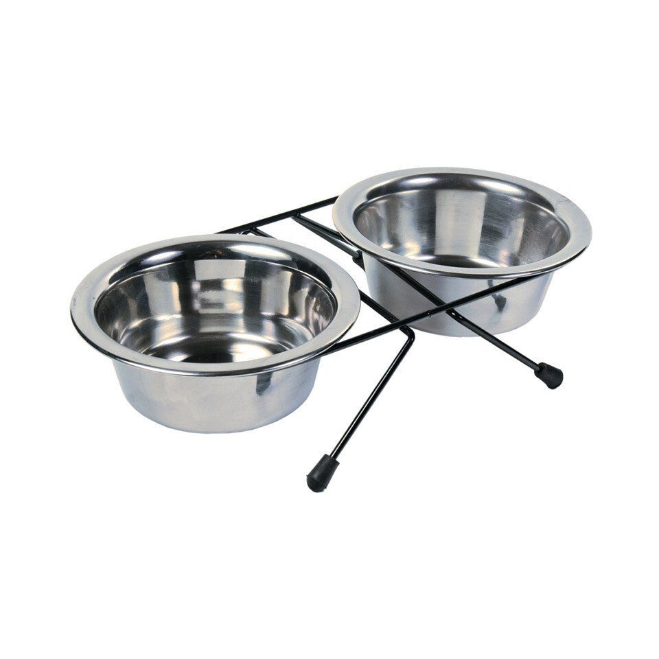 Napf-Set Eat on Feet Stainless Steel Bowl Set