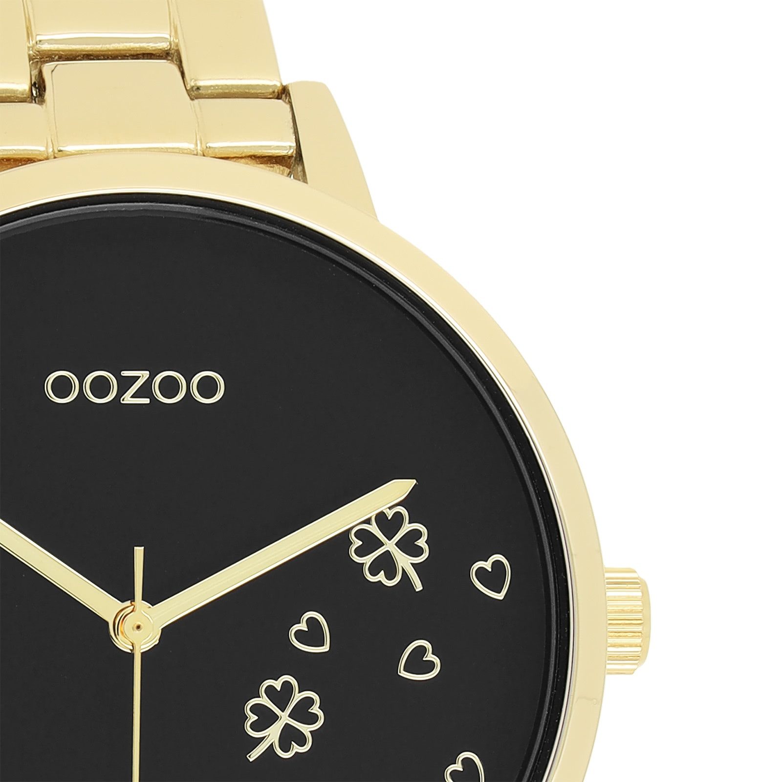 OOZOO Quarzuhr Oozoo Damen Armbanduhr Timepieces Analog, (Analoguhr), Damenuhr rund, groß (ca. 42mm) Edelstahlarmband, Elegant-Style