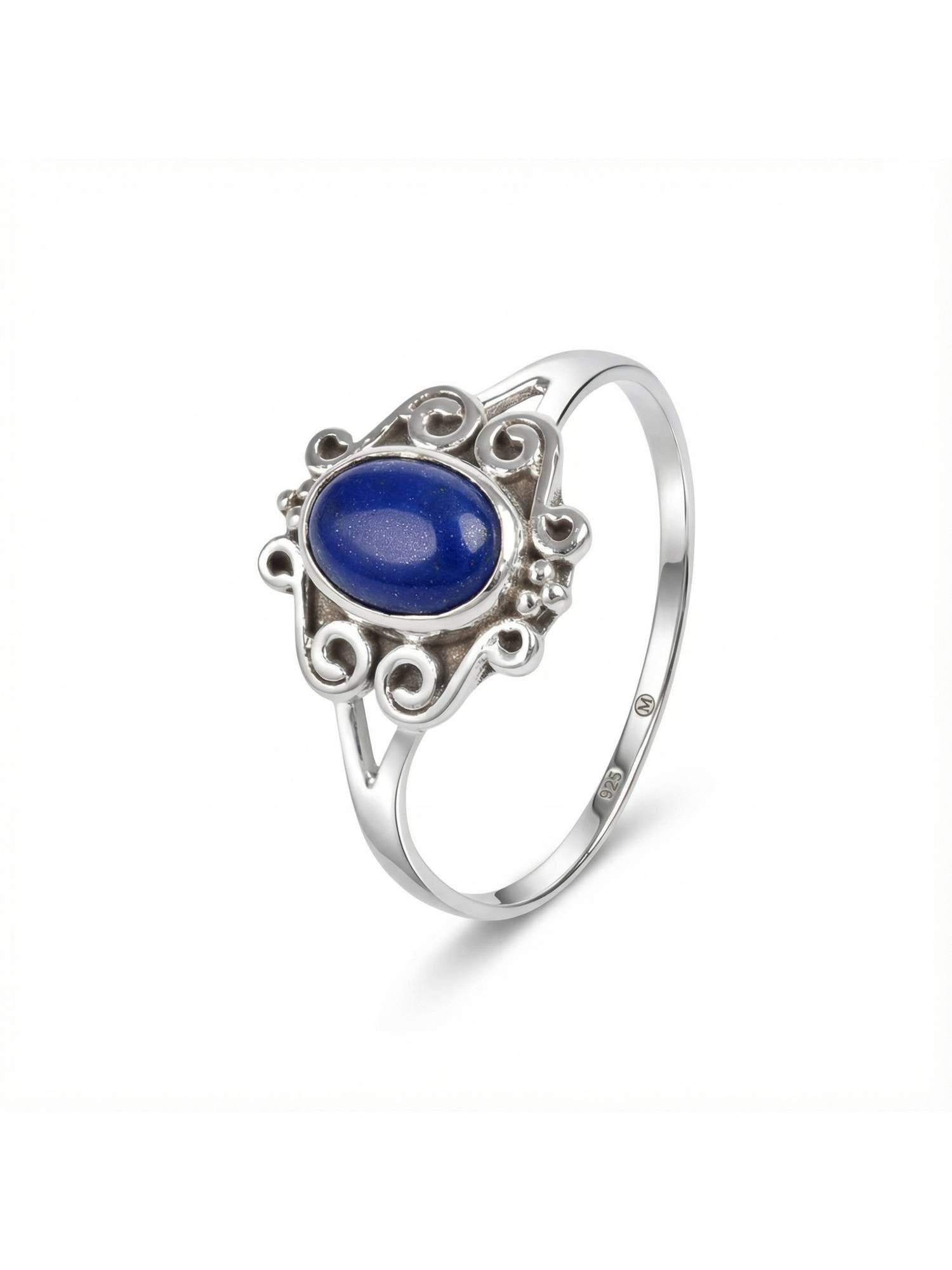 Silberring TIRU aus 925 Silber mit Lapis Lazuli