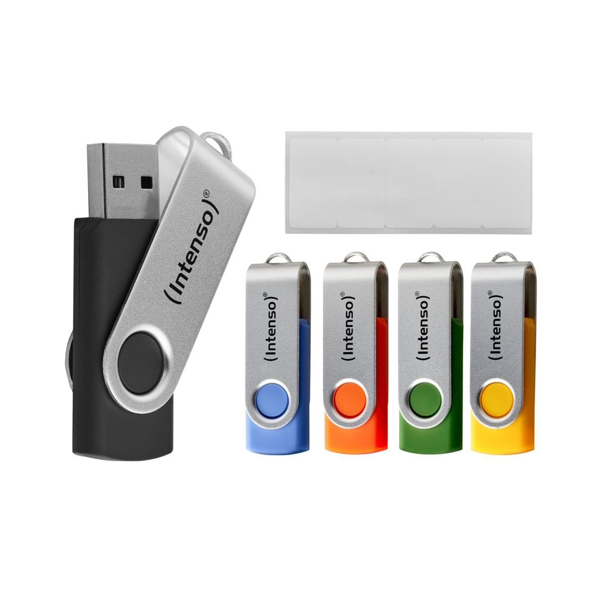 Intenso Office Line 5x 64GB USB Stick 3.2 Multipack x5 USB-Stick