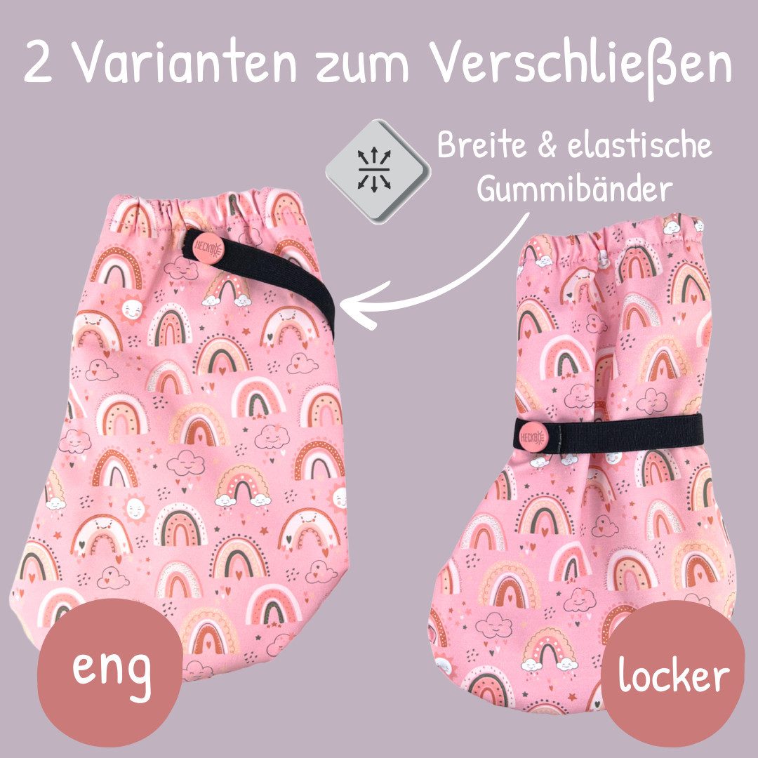 HECKBO Baby Füßlinge wasserdicht mit Vlies Futter verschiedene Motive Babystiefel – Bild 4 von 5
