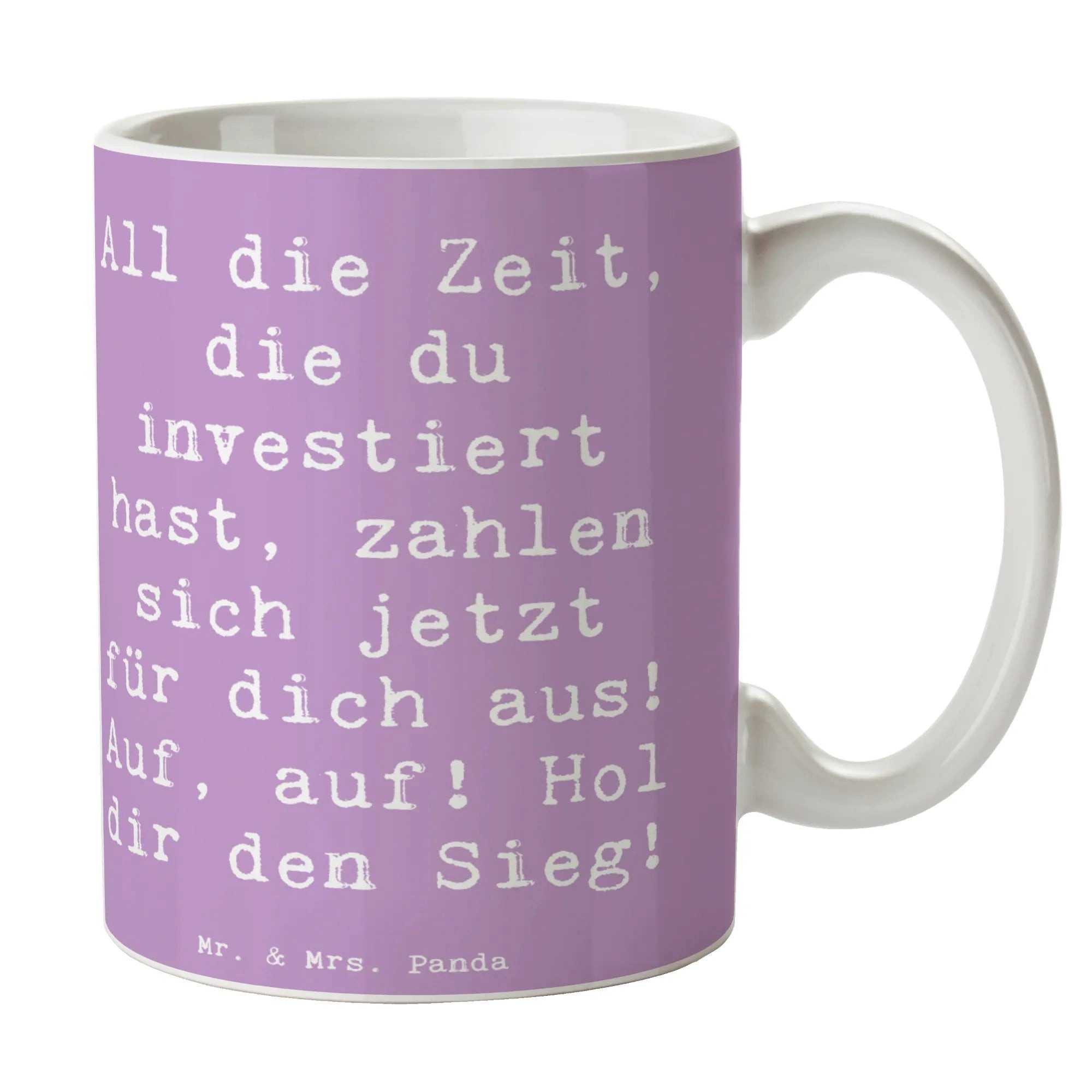 Mr. & Mrs. Panda Tasse, 1-tlg., Keramik, Inspirierende Sprüche